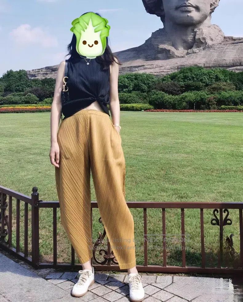 Issey Miyake Issey Miyake Yellow Pants Size 26" / US 2 / IT 38 - 1 Thumbnail