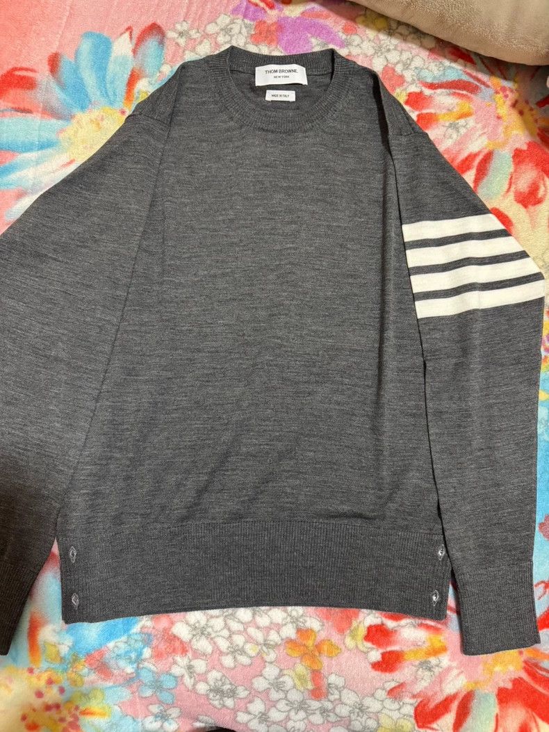 Thom Browne Thom browne Wool sweatshirt 2503-Nextarrow Size US S / EU 44-46 / 1 - 1 Thumbnail