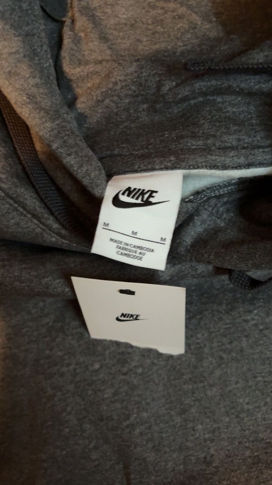 Nike Grey nike hoodie Size US M / EU 48-50 / 2 - 2 Thumbnail