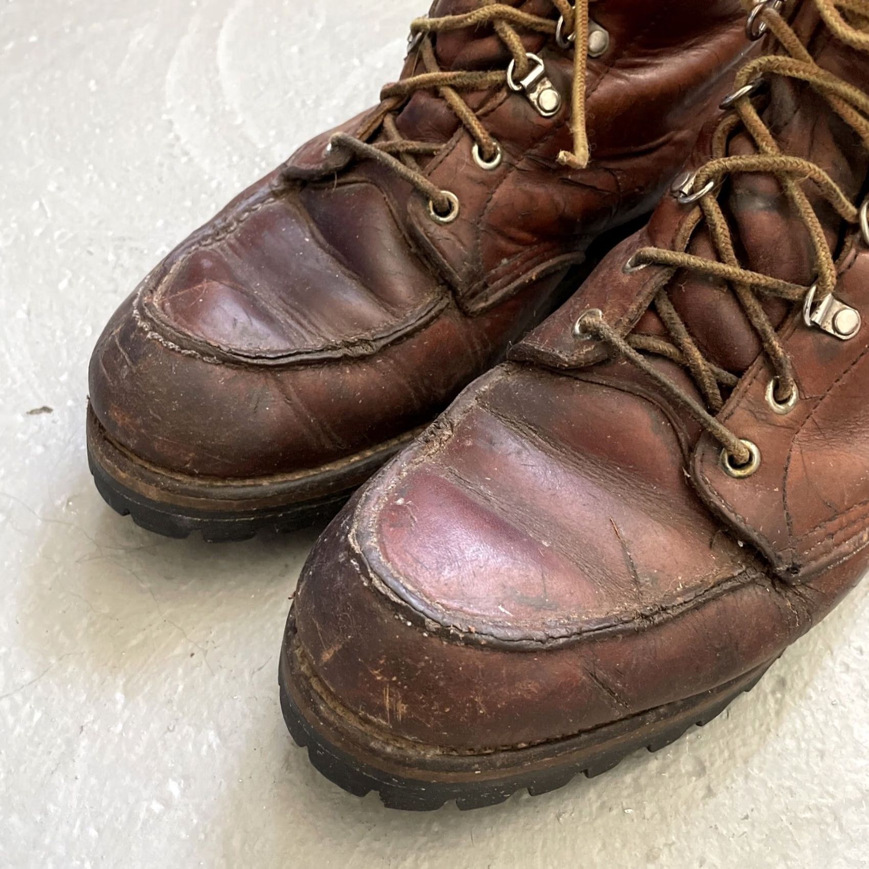 Vintage VINTAGE Red Wing Irish Setter Sport Moc Toe Leather Work Logging Boots USA 10.5 Size US 11 / EU 44 - 3 Thumbnail
