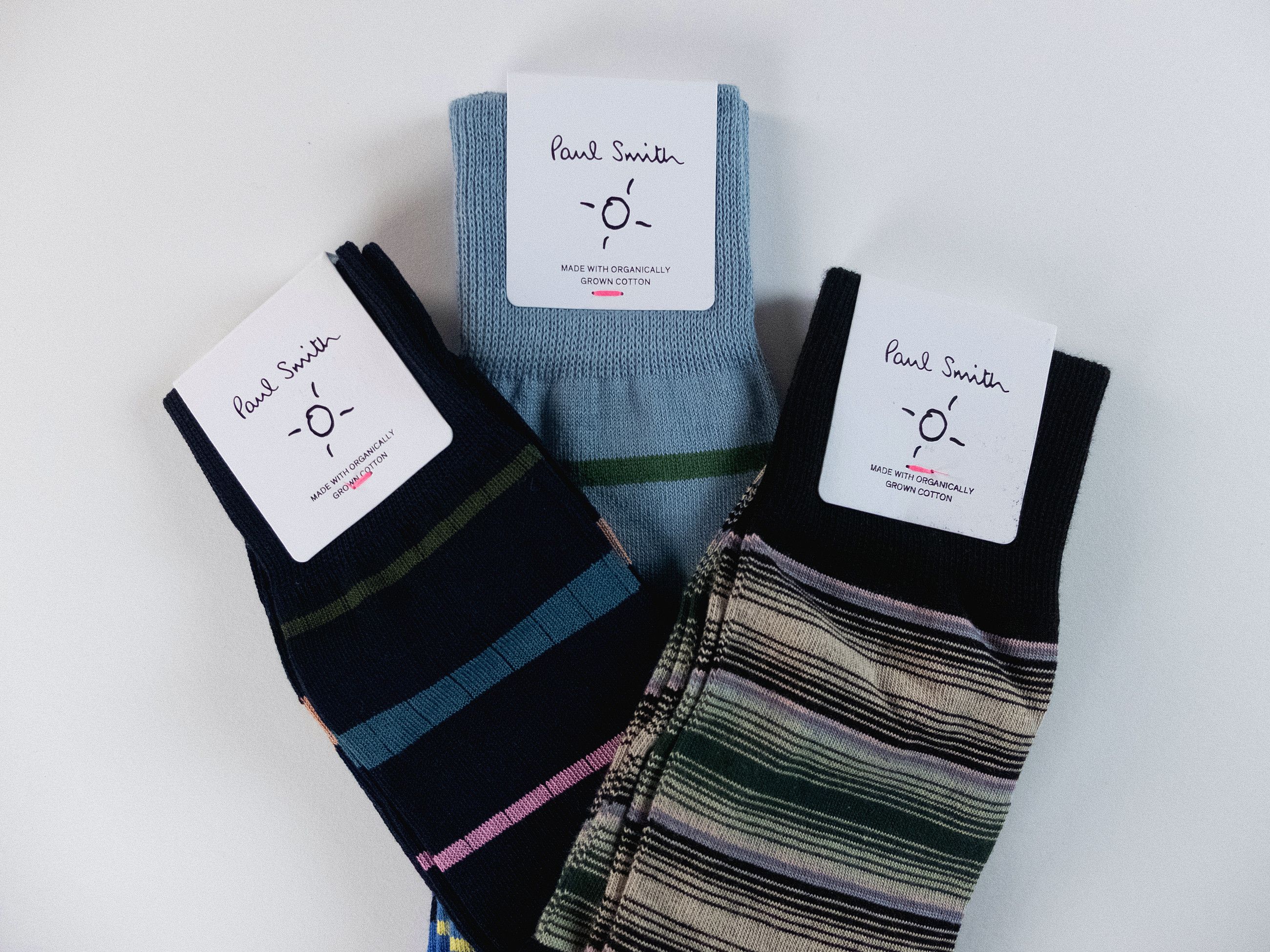 Paul Smith 3 pairs of Paul Smith colorful striped cotton blend socks q Size ONE SIZE - 2 Thumbnail