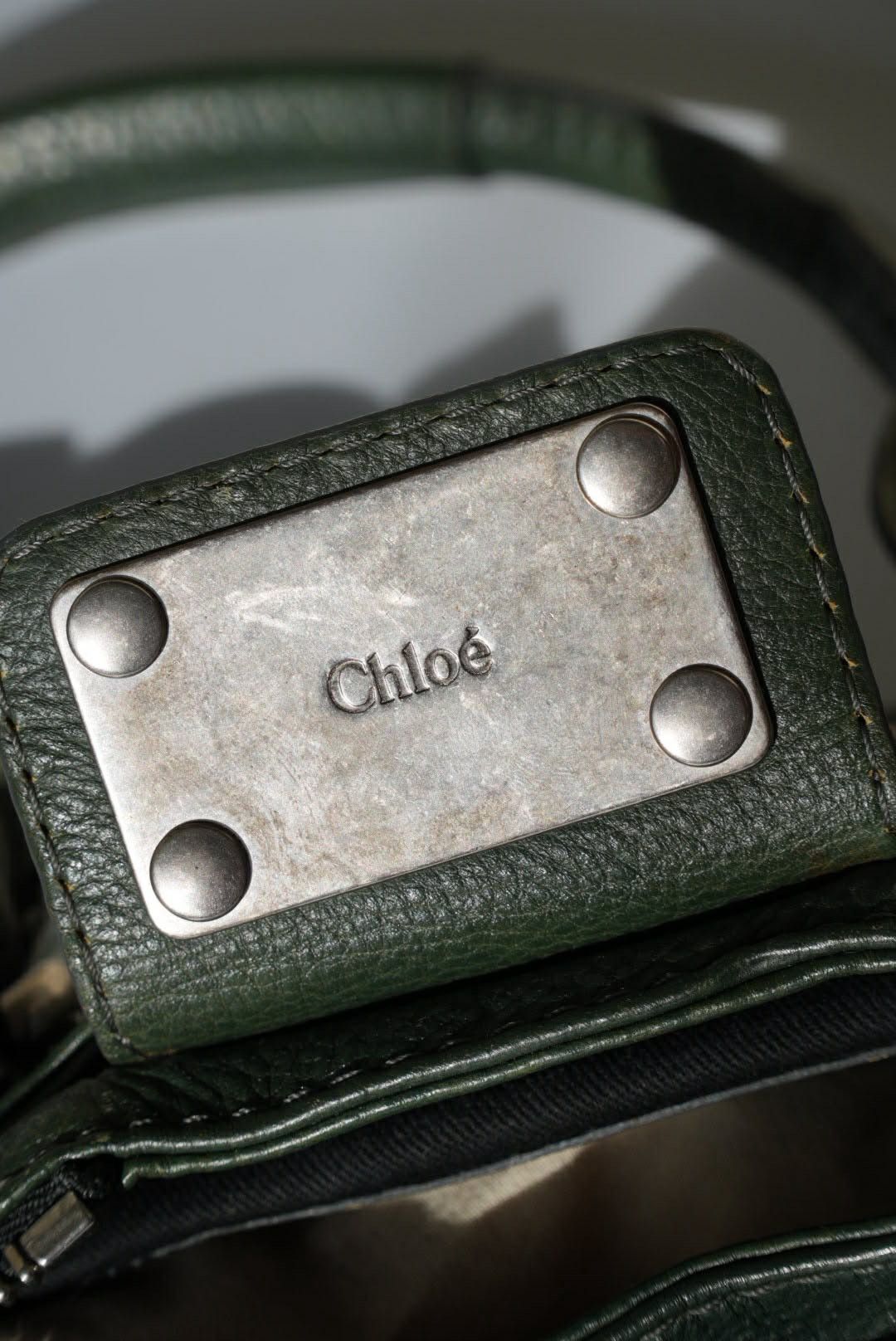 Chloe Chloé Green Leather Paddington Mini Satchel Size ONE SIZE - 17 Thumbnail