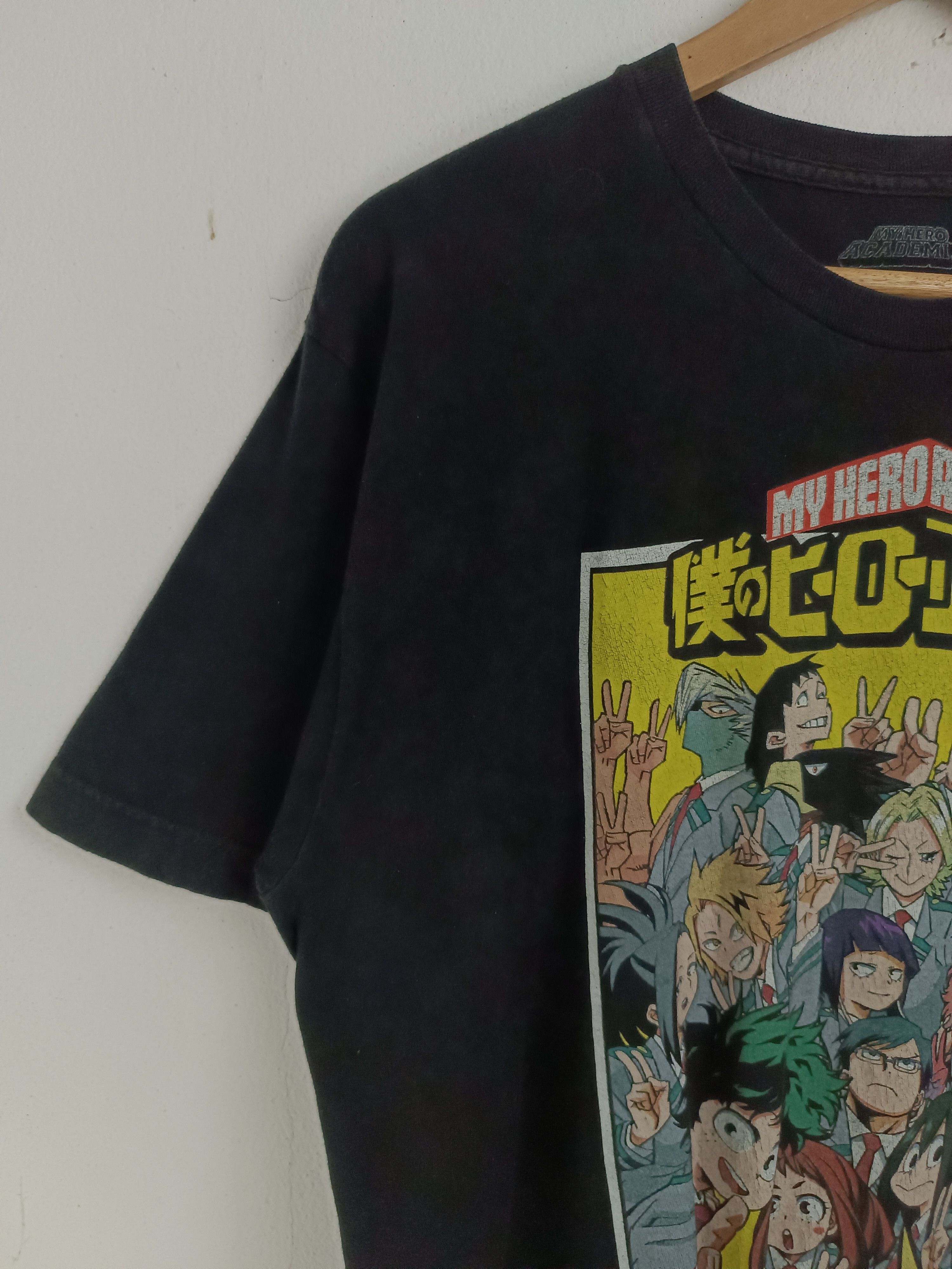 Anime VINTAGE MY HERO ACADEMIA FULL LINEUP HERO TEE bleach naruto Size US L / EU 52-54 / 3 - 5 Thumbnail