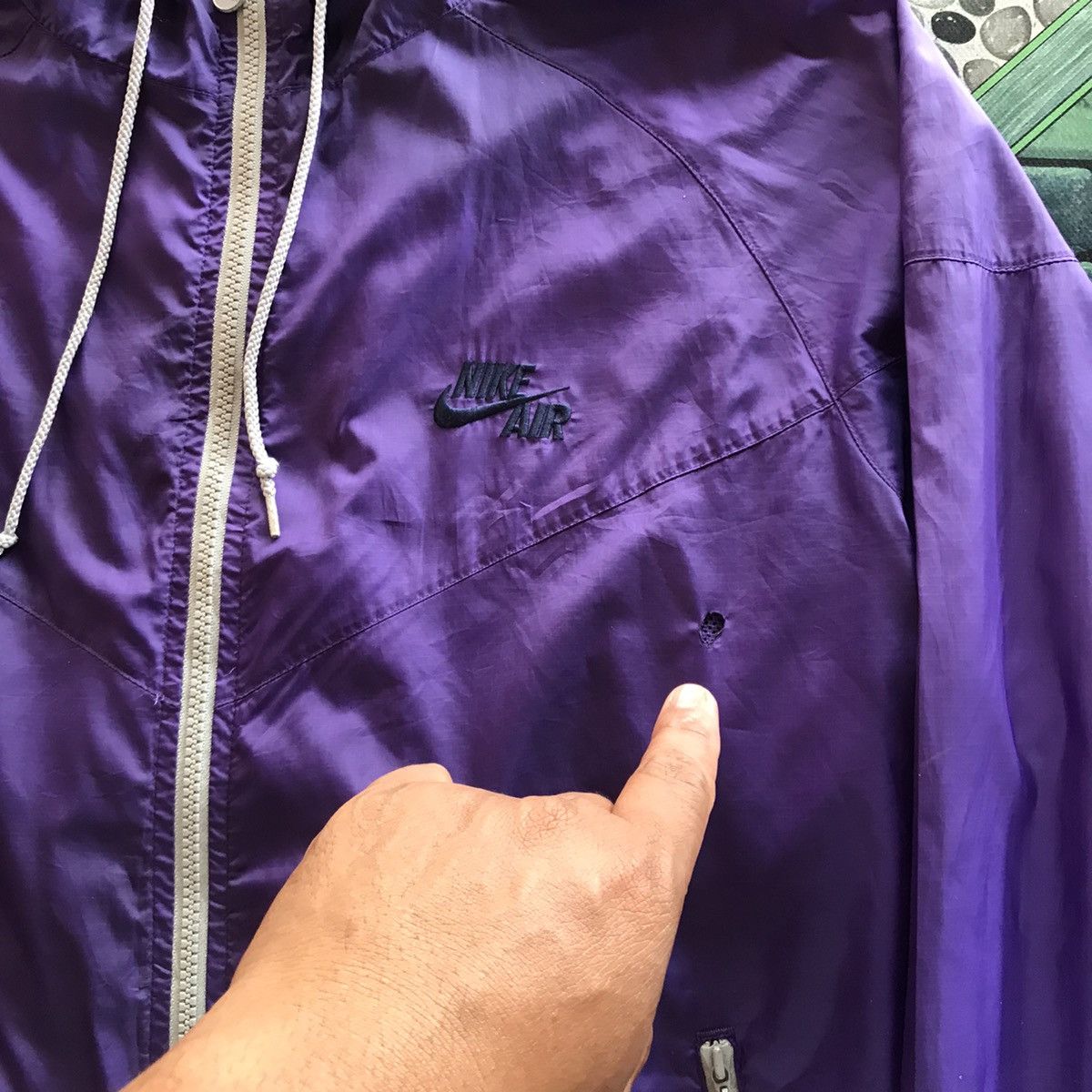 Nike × Vintage Vintage 90s Nike Air Jacket Size US M / EU 48-50 / 2 - 10 Thumbnail
