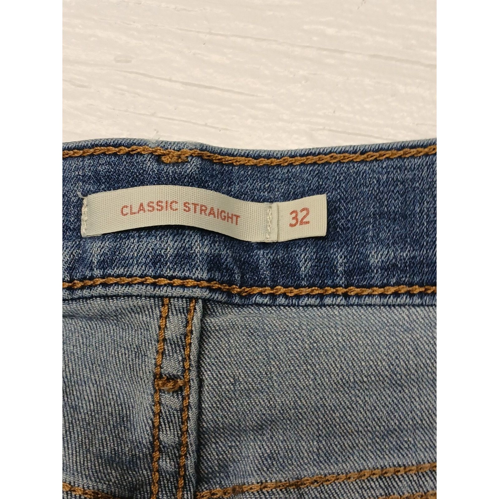 Levi's Levi's Classic (32x30) Mens Boot Cut Straight Fit Blue Jeans Size 32" / US 10 / IT 46 - 4 Thumbnail