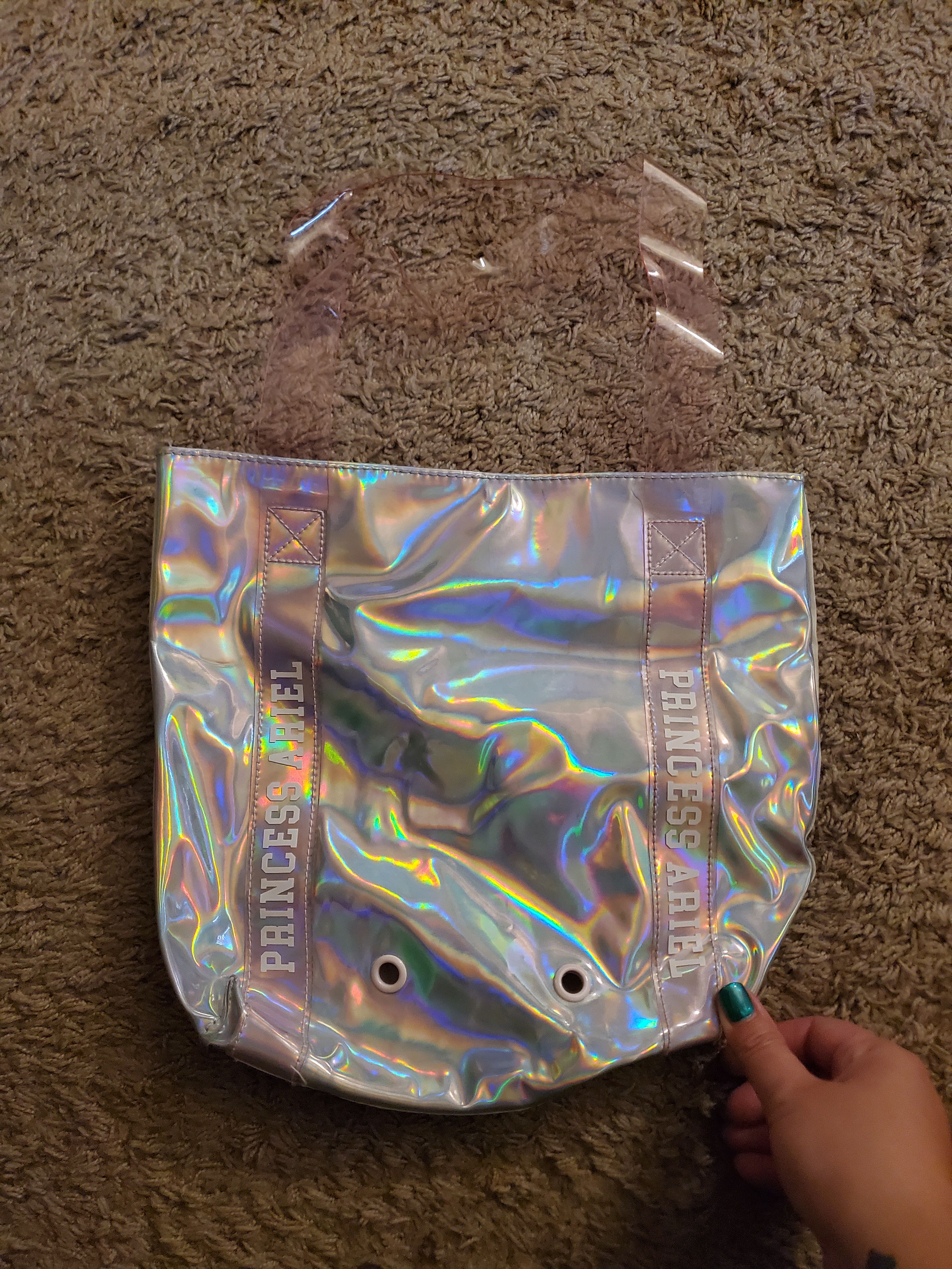 Disney Disney's Princess Ariel holographic magnetic closure tote Size ONE SIZE - 8 Thumbnail