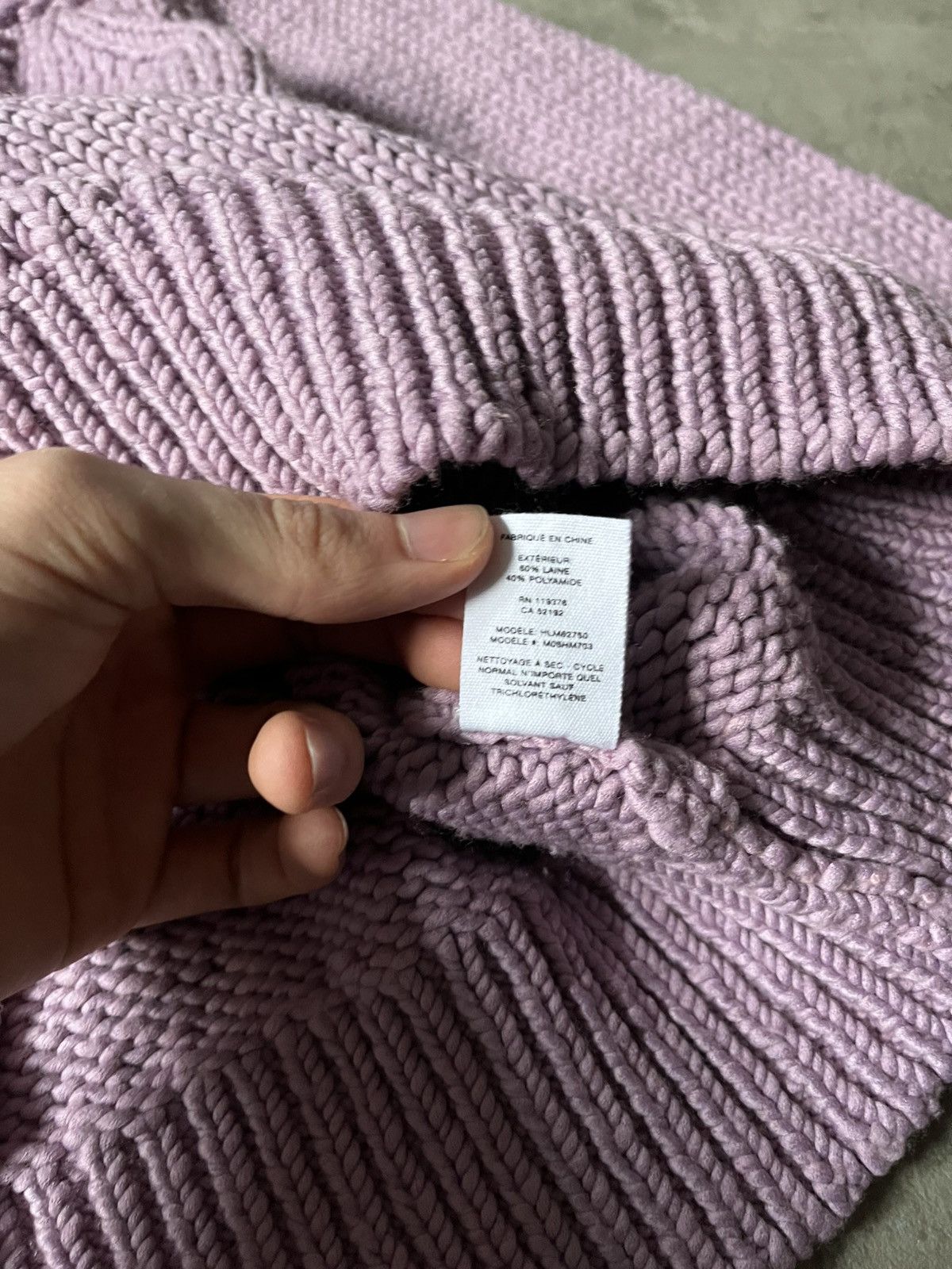 Helmut Lang Helmut Lang seamed knitted sweater pink purple rare Size US S / EU 44-46 / 1 - 13 Thumbnail