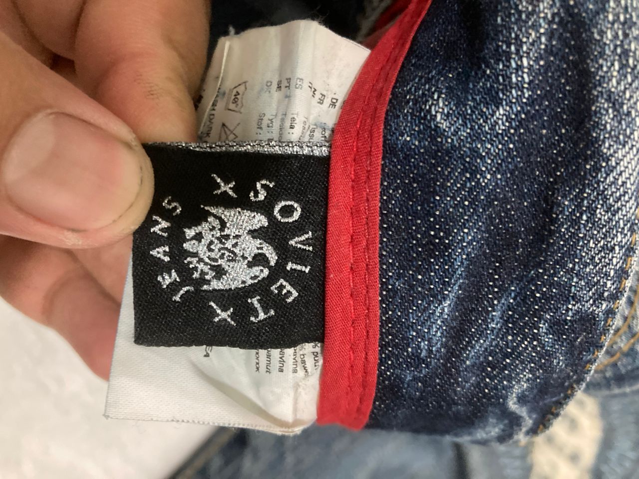 Hysteric Glamour × Japanese Brand × Vintage Vintage Japanese Brand Soviet Jeans Size US 33 - 8 Thumbnail