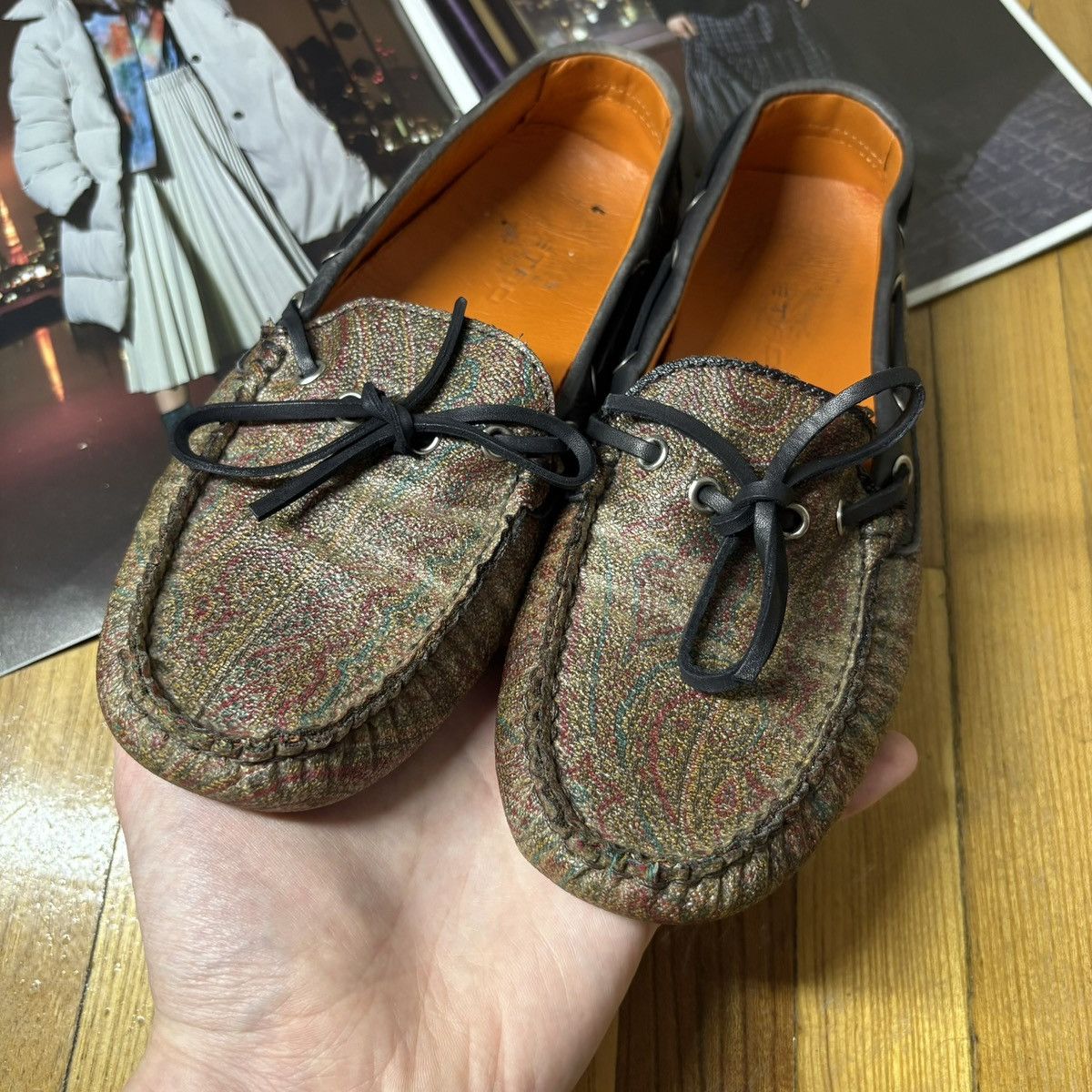 Etro Etro Slip-ons Multicolour Italian Design Shoes Size US 7 / IT 37 - 4 Thumbnail