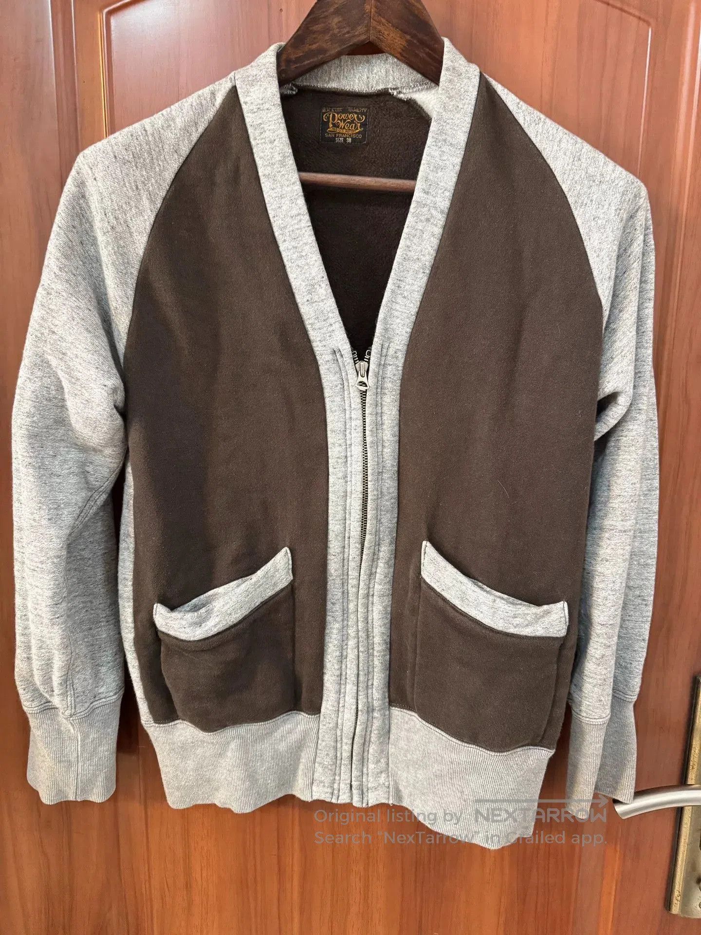 Freewheelers Wool Cardigan Sweatshirt.