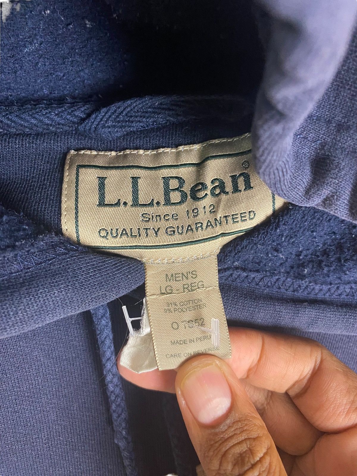 L.L. Bean Vintage L.L.Bean Big Spellout Logo Hoodie Size US L / EU 52-54 / 3 - 6 Thumbnail