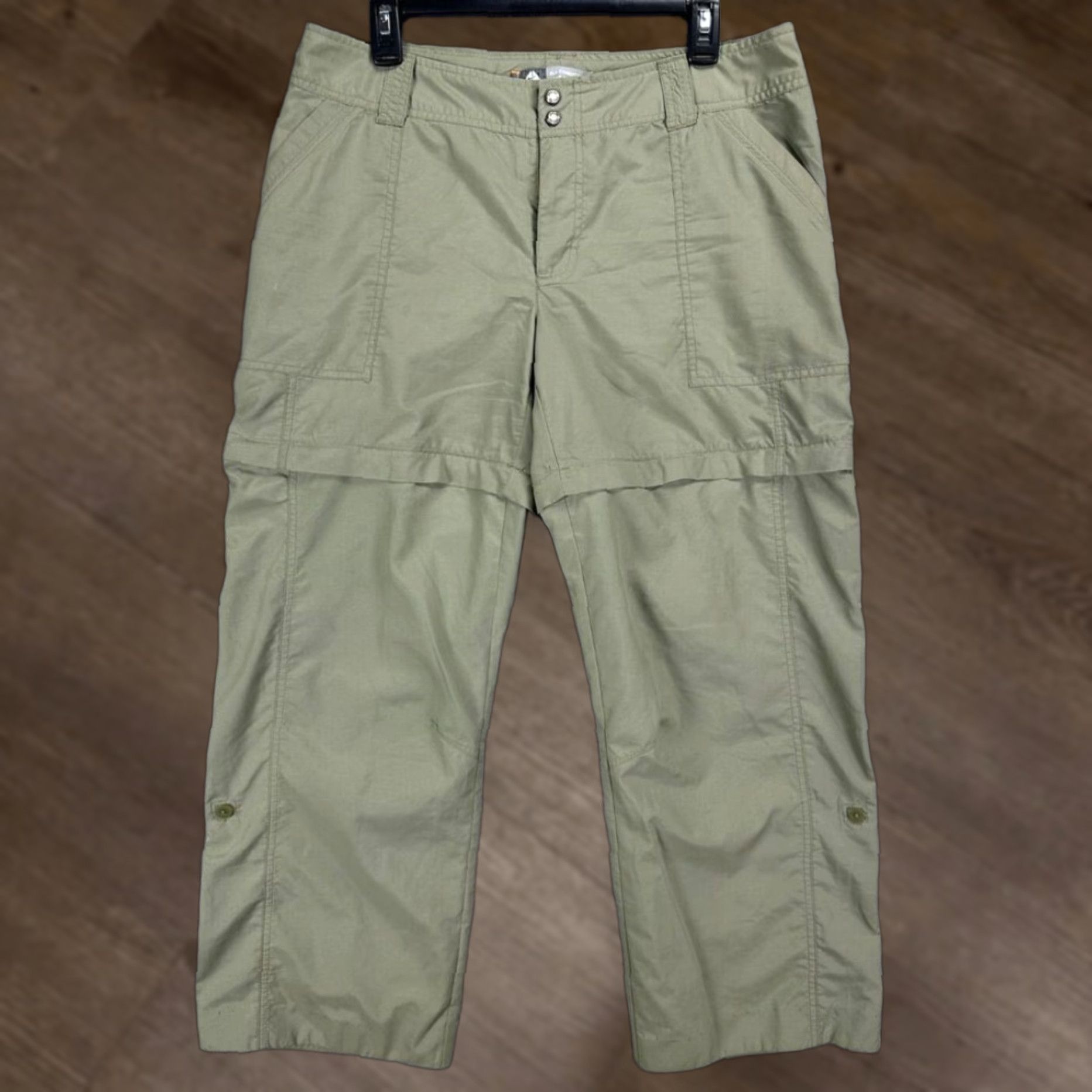 Nike ACG Nike ACG Pants Womens 10 Green Convertible Hiking Hiker Trails Mid Rise Ladies Size 32" / US 10 / IT 46 - 1 Thumbnail