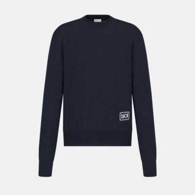 image of Dior O1Bcso1Str0324 Sweaters In Navy Blue, Men's (Size Small)