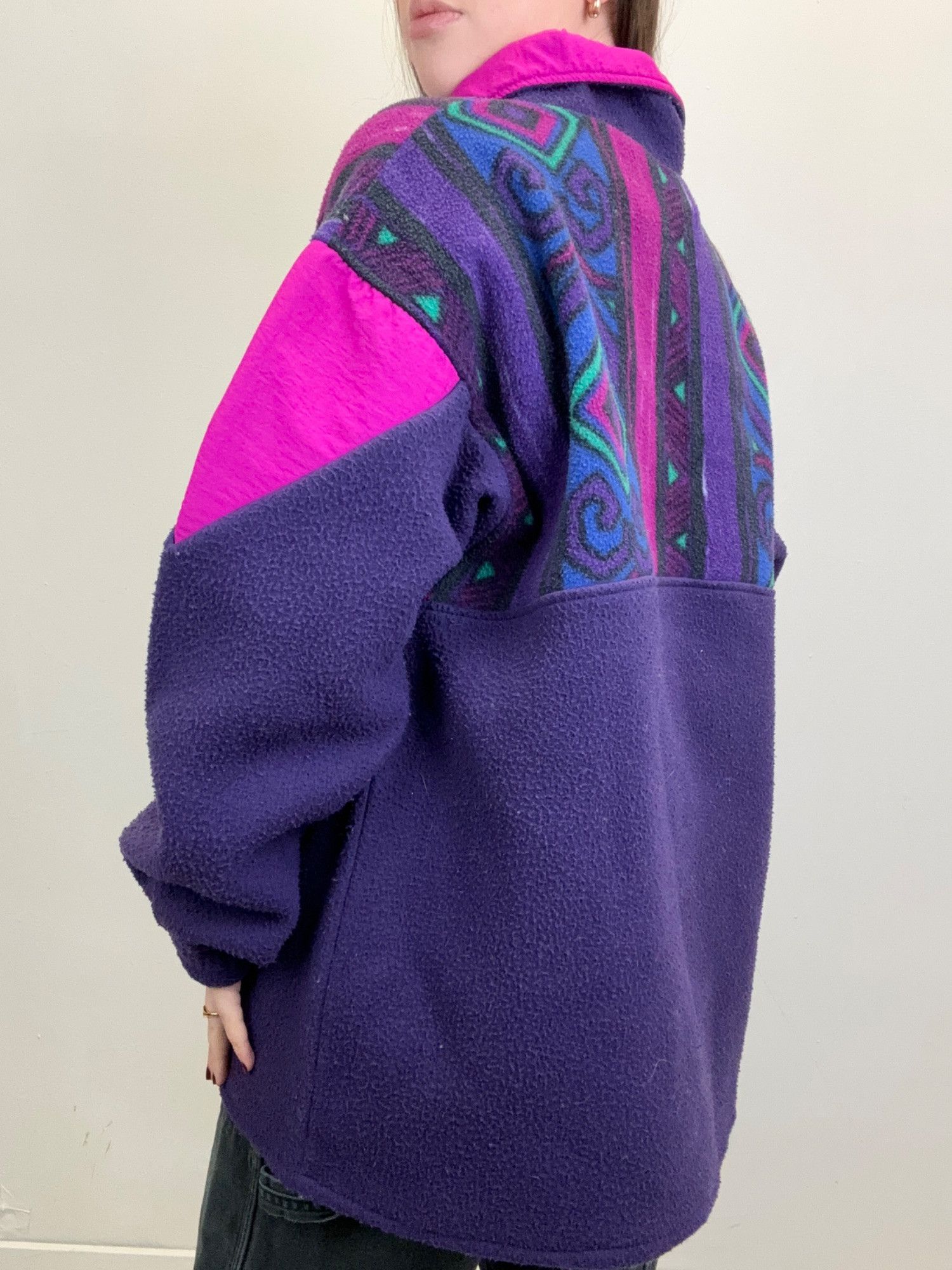 Charlotte Olympia L Vintage Aztec Olympia Fleece Jacket Size L / US 10 / IT 46 - 3 Thumbnail