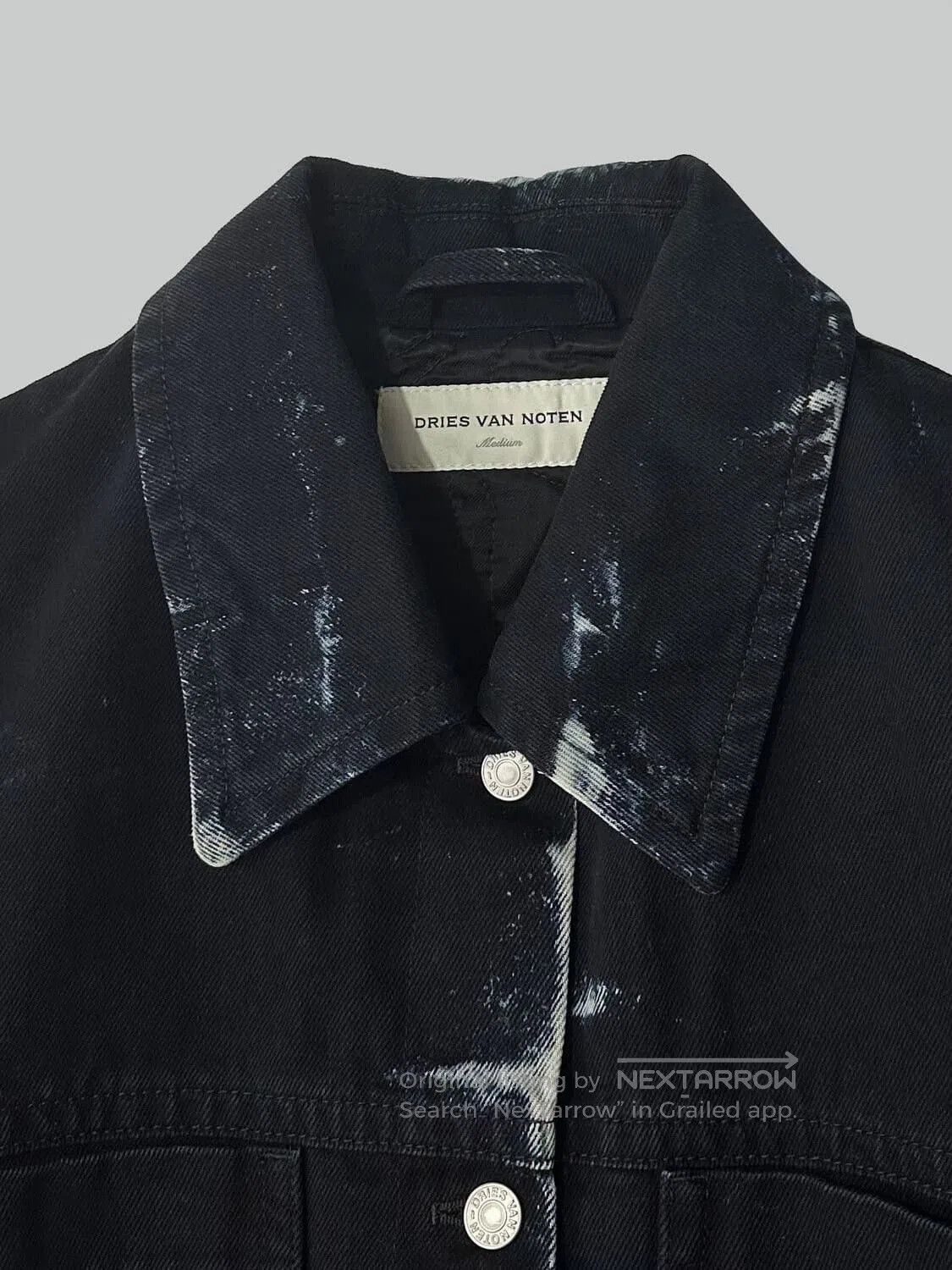 Dries Van Noten Dries Van Noten Black Denim Jacket. Size US M / EU 48-50 / 2 - 2 Thumbnail