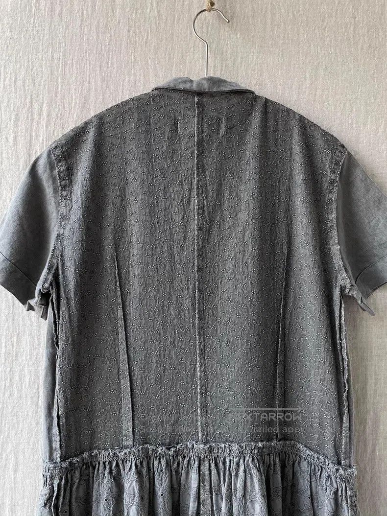 Comme des Garcons Comme Des Garcons Plant-dyed mixed material short-sleeved Size S / US 4 / IT 40 - 5 Thumbnail