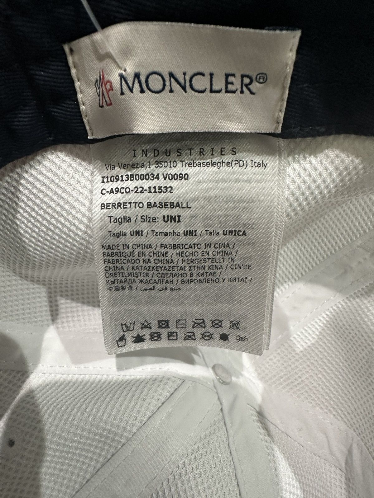 Moncler Moncler Baseball cap Size ONE SIZE - 7 Thumbnail