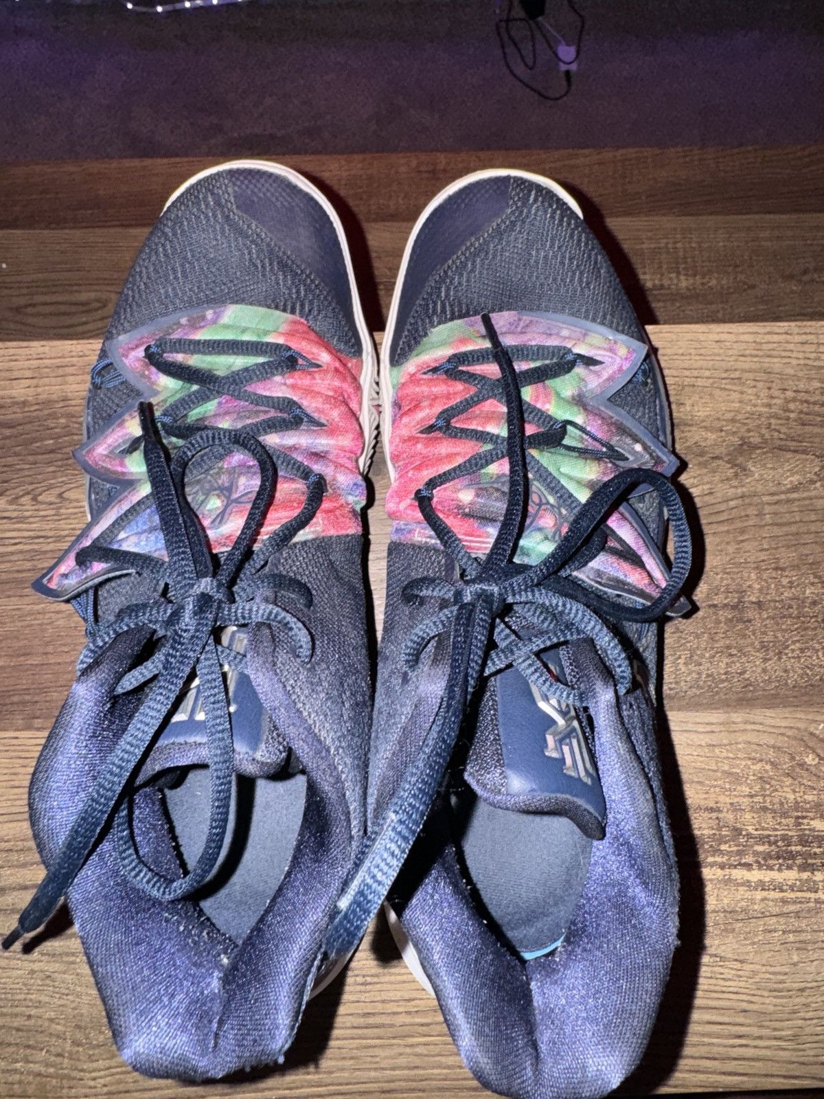 Nike Nike Kyrie 5 Multi Color Galaxy Size US 10 / EU 43 - 7 Thumbnail