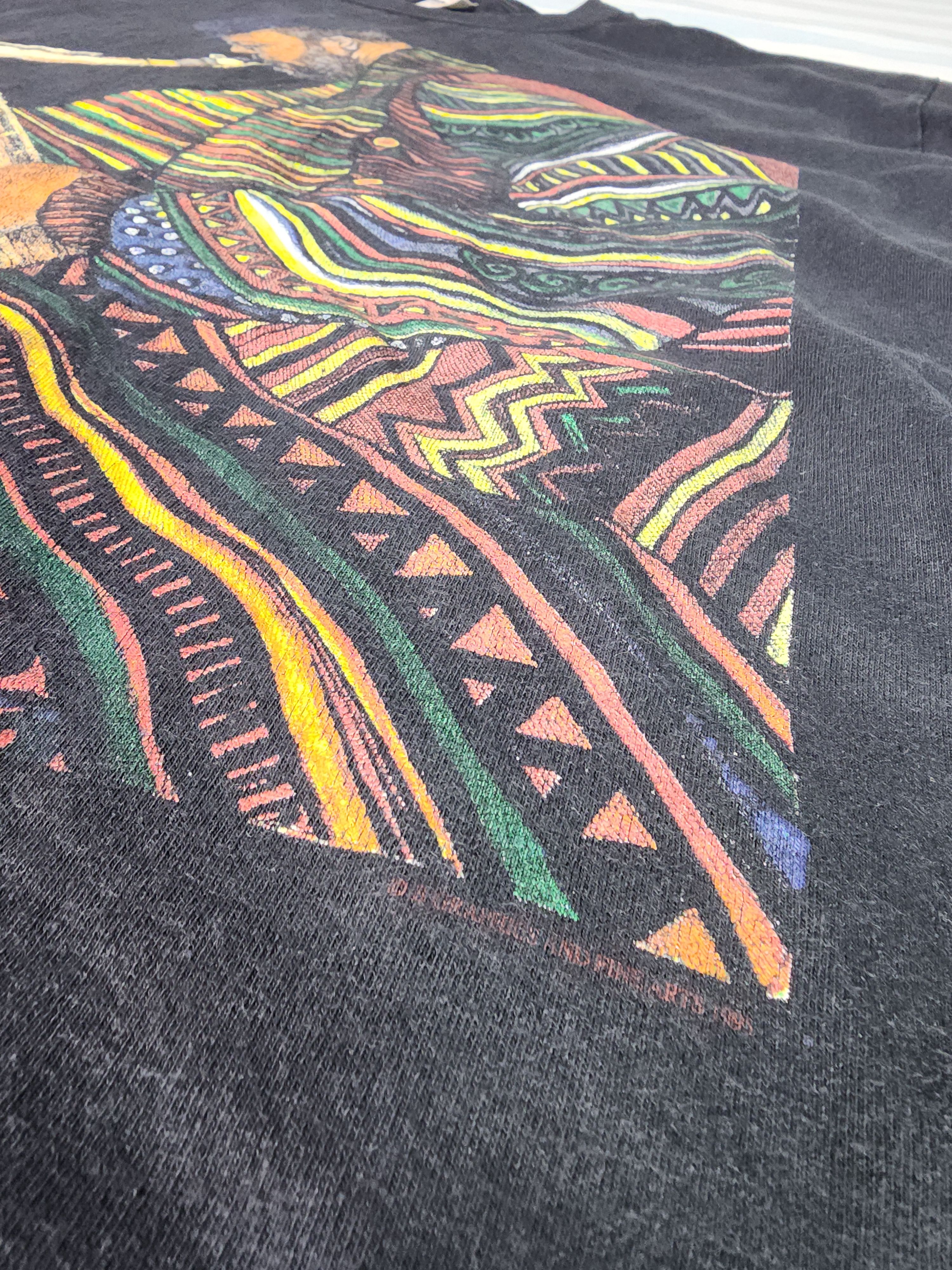 Vintage Rare Vintage 90s Charles Bibbs 1997 Jazz tee Murina shirt Size US XL / EU 56 / 4 - 5 Thumbnail