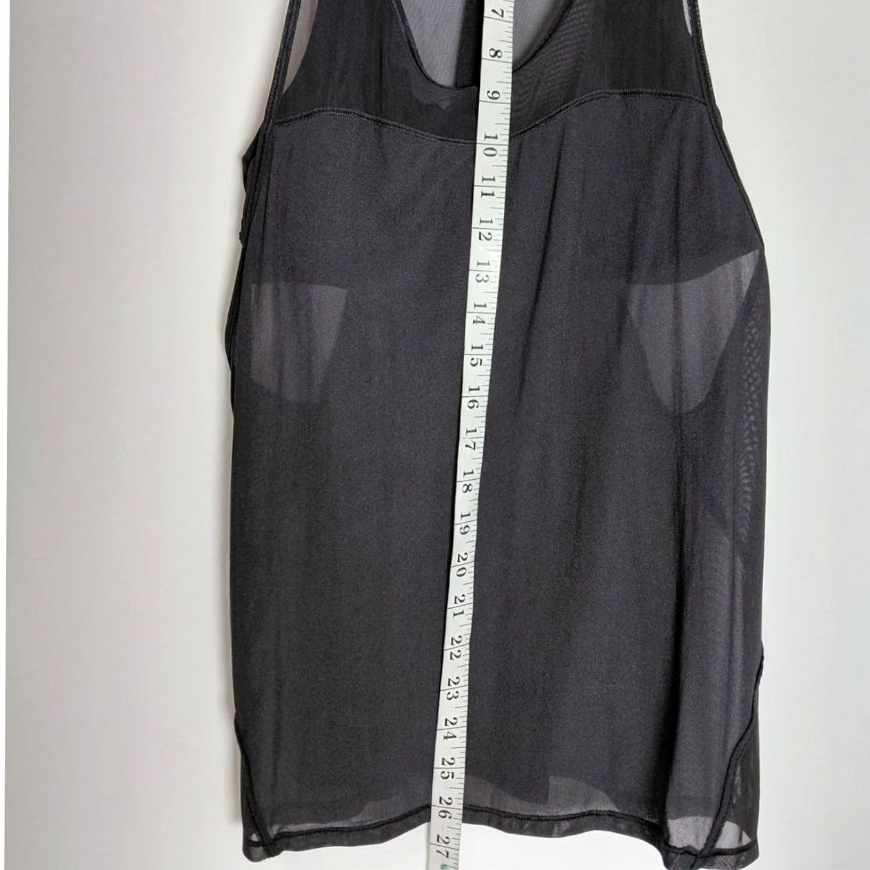 Lululemon Lululemon Sheer Black Tank Top Solid Sleeveless Women Size 8 Size M / US 6-8 / IT 42-44 - 6 Thumbnail