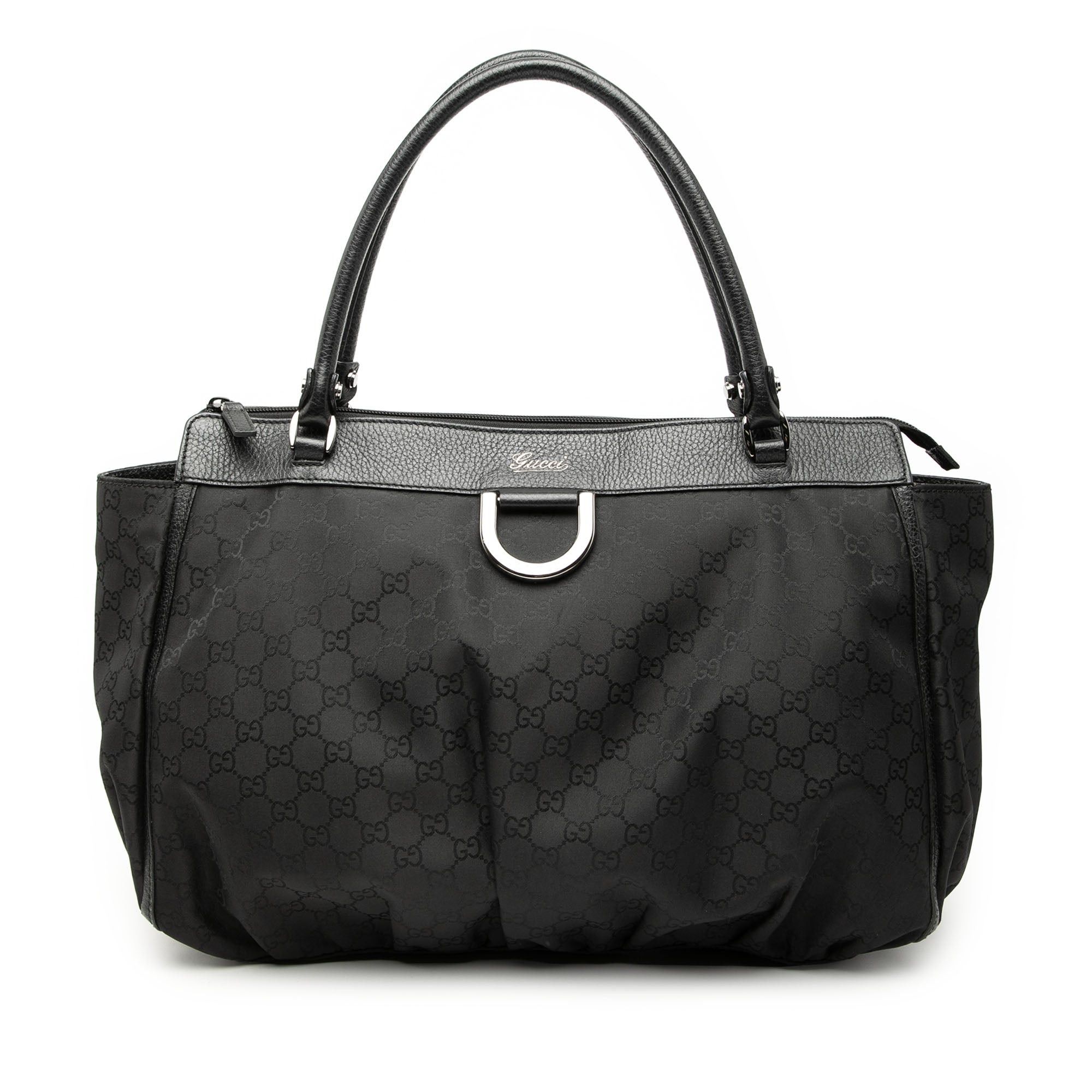 Gucci Large GG Nylon Abbey D Ring Tote Size ONE SIZE - 1 Thumbnail