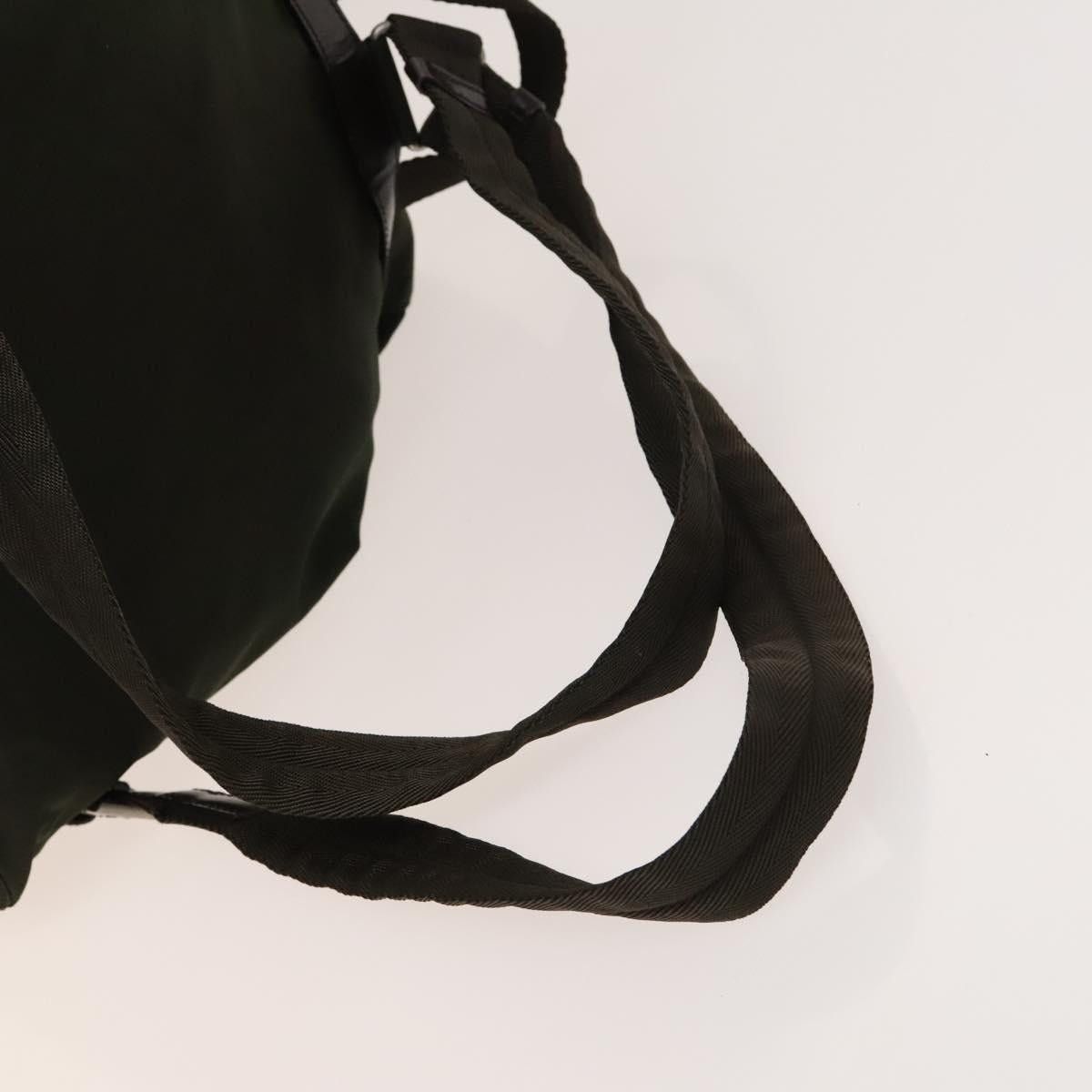 Prada PRADA Backpack Nylon Khaki Silver Size ONE SIZE - 9 Thumbnail