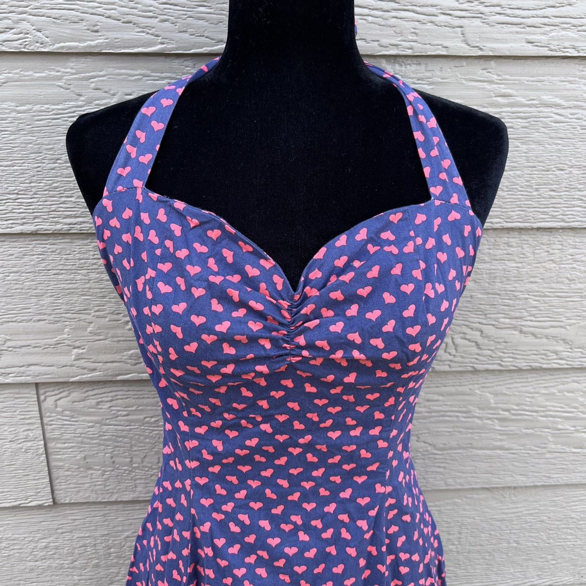 Other Vintage halter heart design midi dress Size L / US 10 / IT 46 - 3 Thumbnail