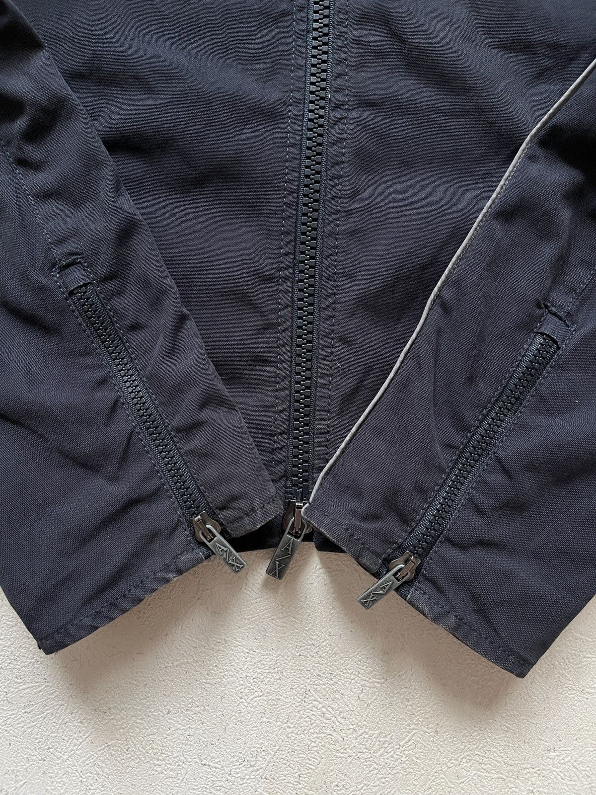 Armani Exchange 00’s Armani Exchange Racer Jacket by Giorgio Armani Size US M / EU 48-50 / 2 - 13 Thumbnail