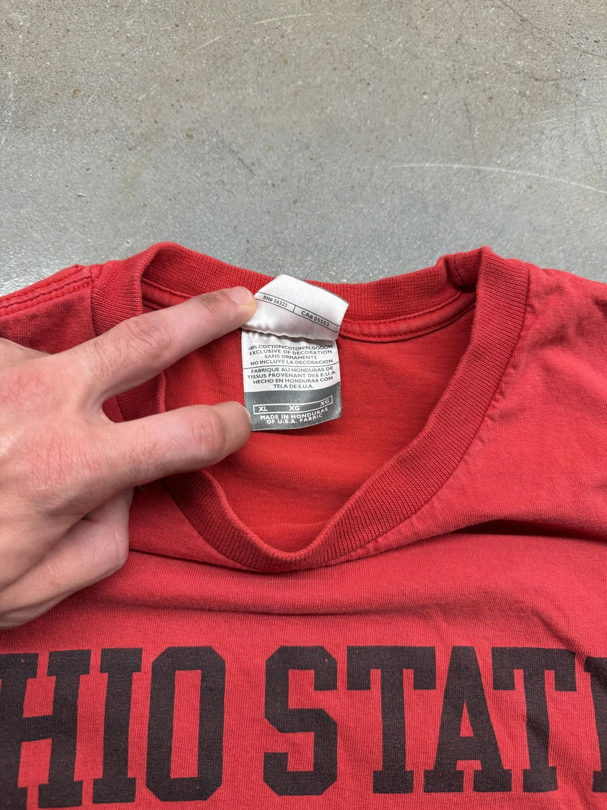 Nike Vintage Y2K Nike Team Ohio State Buckeyes Football T-shirt Size US XL / EU 56 / 4 - 4 Thumbnail