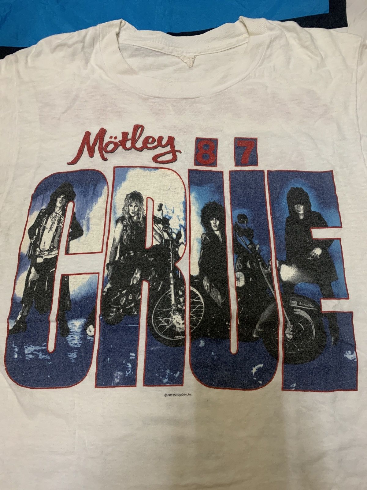 Band Tees × Vintage Vintage Band Tees Motley Crue 1987 Size US S / EU 44-46 / 1 - 3 Thumbnail
