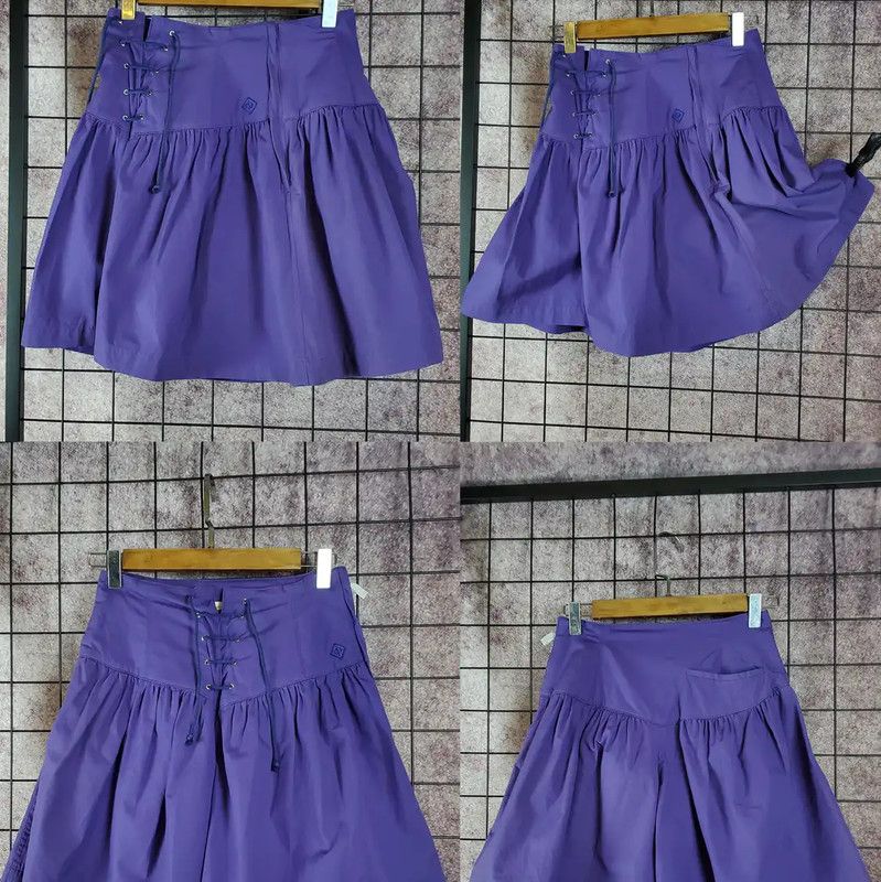 Dior Dior Purple Cotton Logo Embroidered Casual Pants 0089 Size 26" / US 2 / IT 38 - 1 Thumbnail