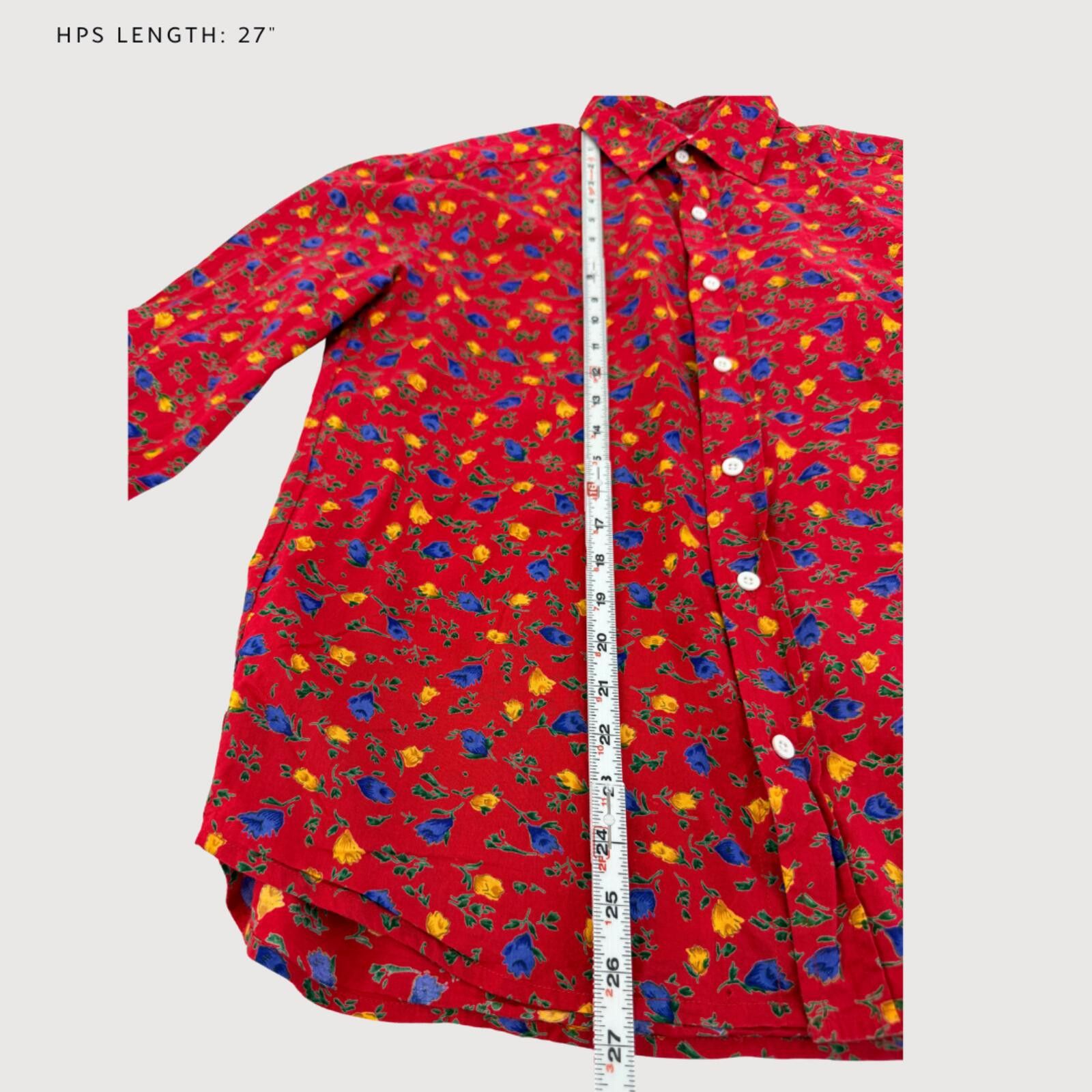 Other Dushyant Asthana Red Floral Button Up Shirt S Size US S / EU 44-46 / 1 - 6 Thumbnail