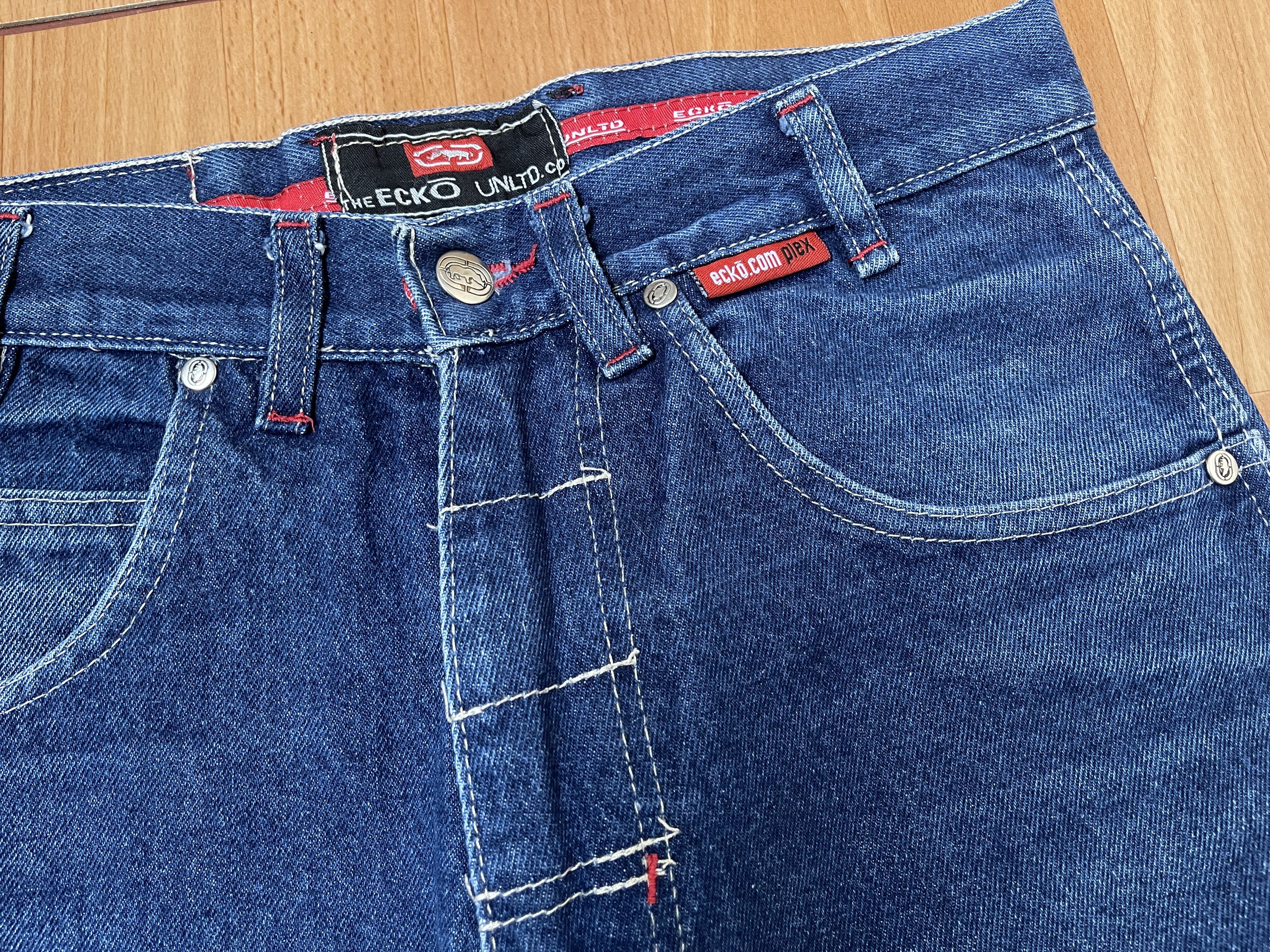 Ecko Unltd. Ecko Unltd jeans, baggy, vintage 90s hip hop skater Y2K W 30 Size US 30 / EU 46 - 14 Thumbnail