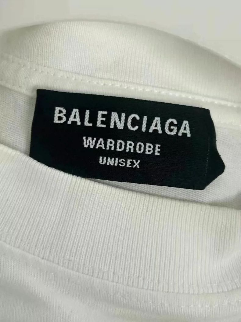 Balenciaga Balenciaga Front and Back Embroidered Logo Short Sleeve Of Size US S / EU 44-46 / 1 - 2 Thumbnail