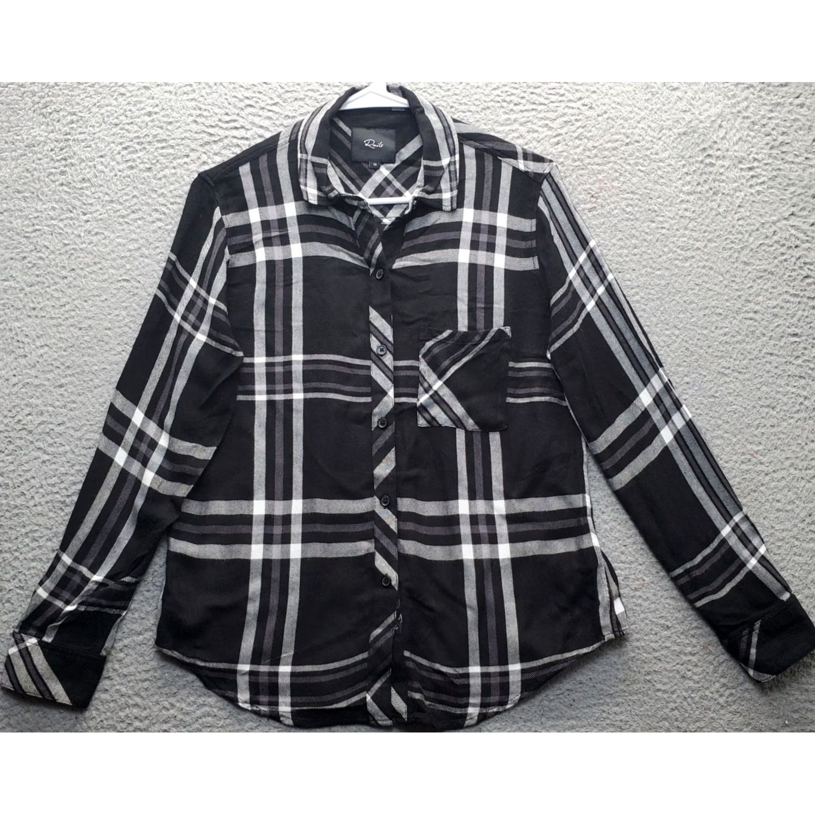 Rails Rails Women's XS Multi Plaid Pocket Button Up Shirt Size XS / US 0-2 / IT 36-38 - 2 Thumbnail