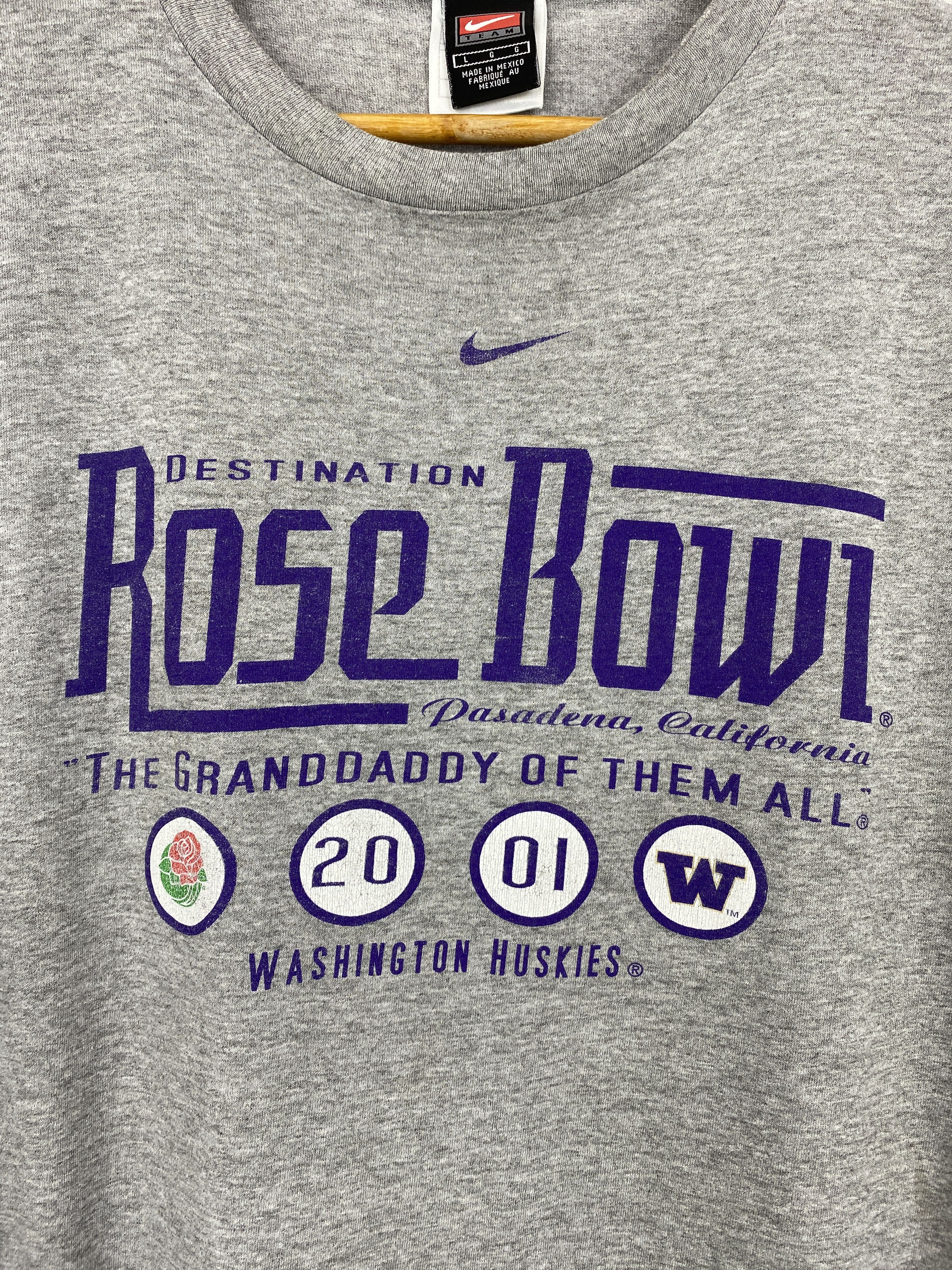 NFL × Nike × Vintage Vintage 2001 Nike NFL Rose Bowl Short Sleeve Tee TA0539 Size US L / EU 52-54 / 3 - 9 Thumbnail