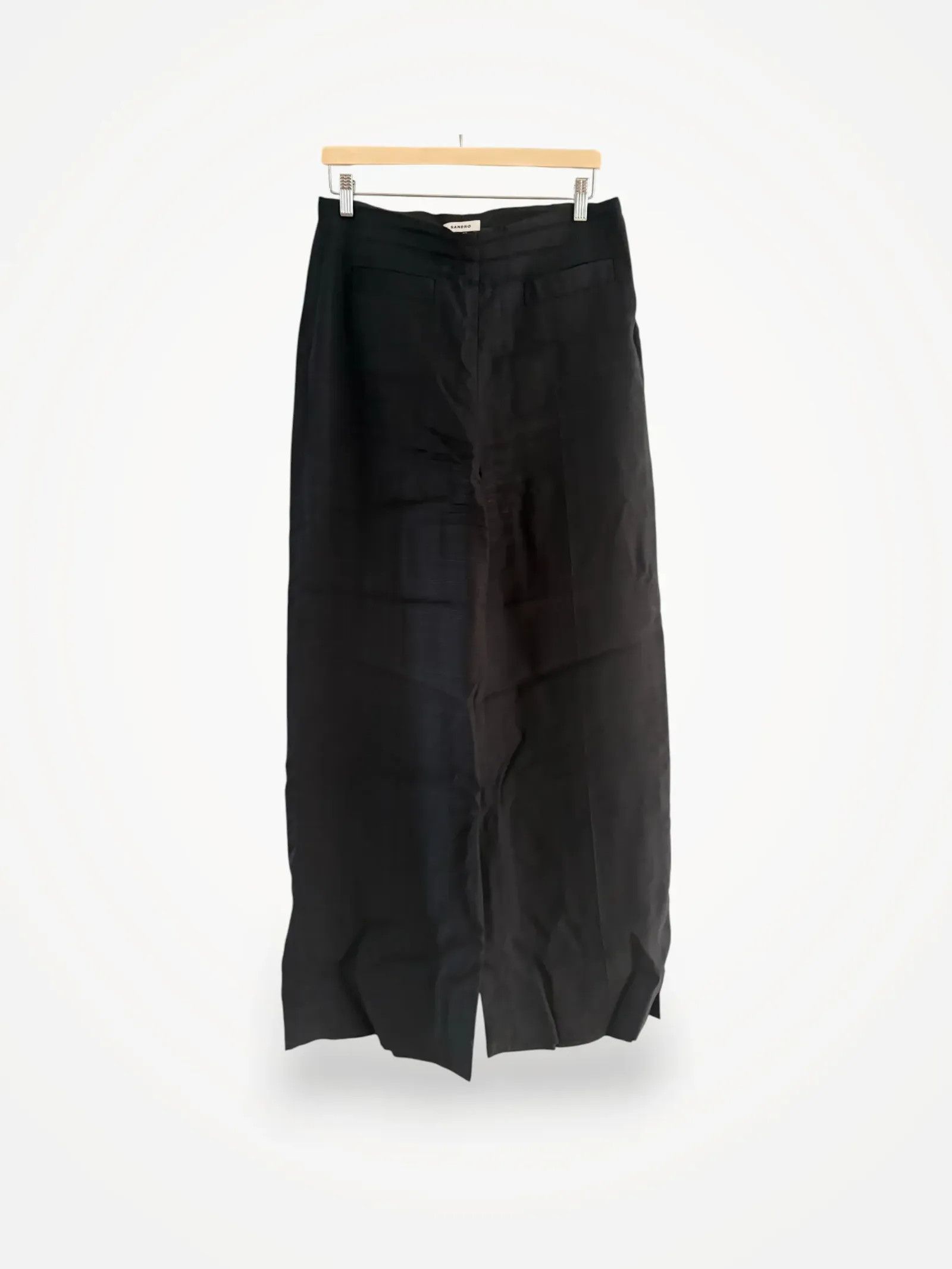 Sandro Sandro Sequin trouser black Pants Size 30" / US 8 / IT 44 - 1 Thumbnail