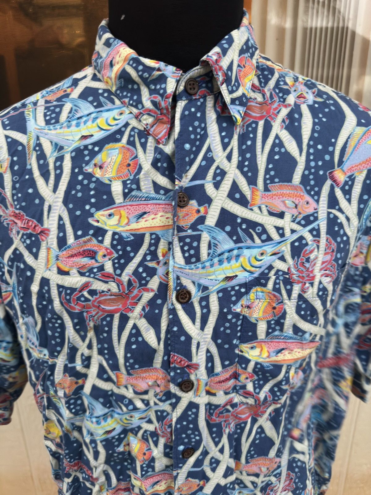 Reyn Spooner PreOwned Reyn Spooner Multicolored Hawaiian Print Men's M Size US M / EU 48-50 / 2 - 3 Thumbnail