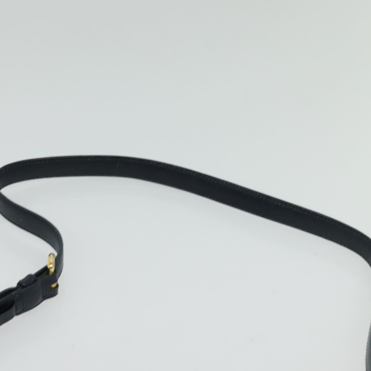Prada PRADA Shoulder Bag Leather Navy Gold Size ONE SIZE - 8 Thumbnail