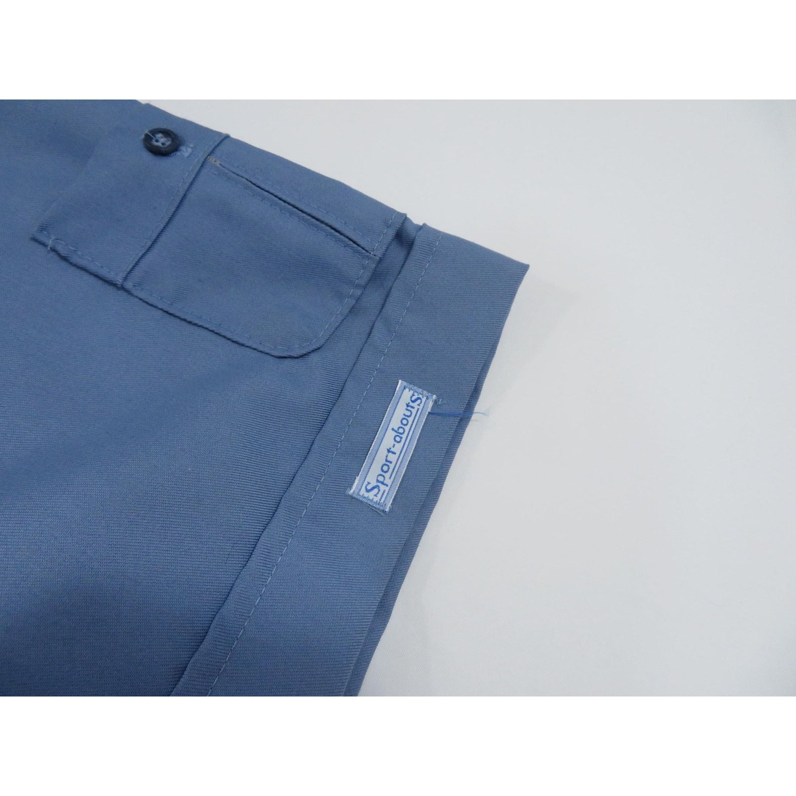 Other Big Yank Shirt, Sport Abouts, Blue Button Up Sz XL 48 1970s Size US XL / EU 56 / 4 - 4 Thumbnail