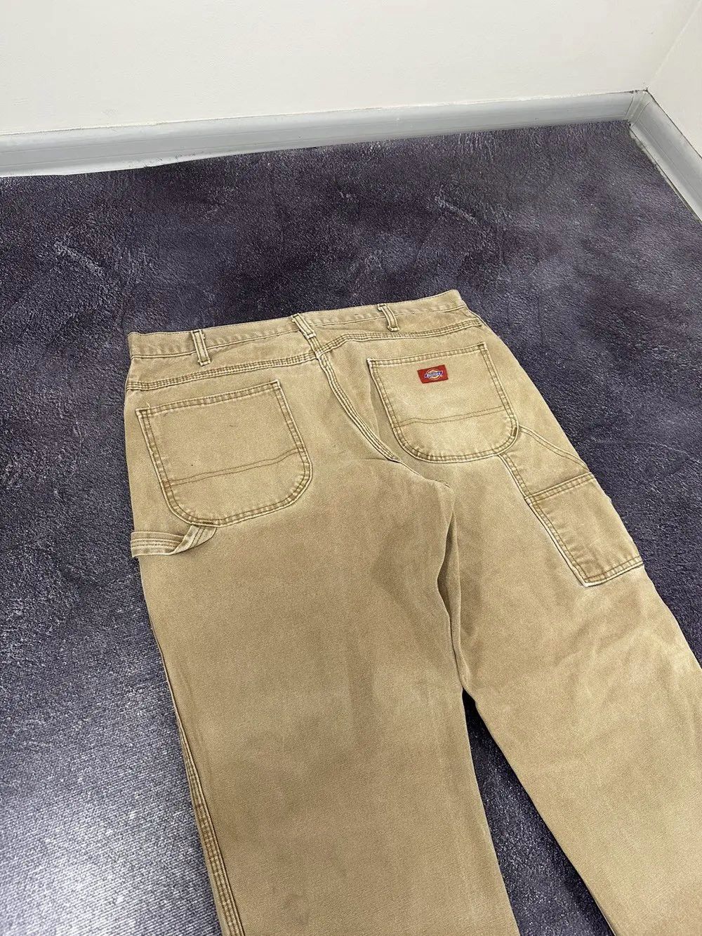 Dickies Vintage 90s Dickies Carpenter Opium Faded Cargo Work Pants Size US 38 / EU 54 - 5 Thumbnail