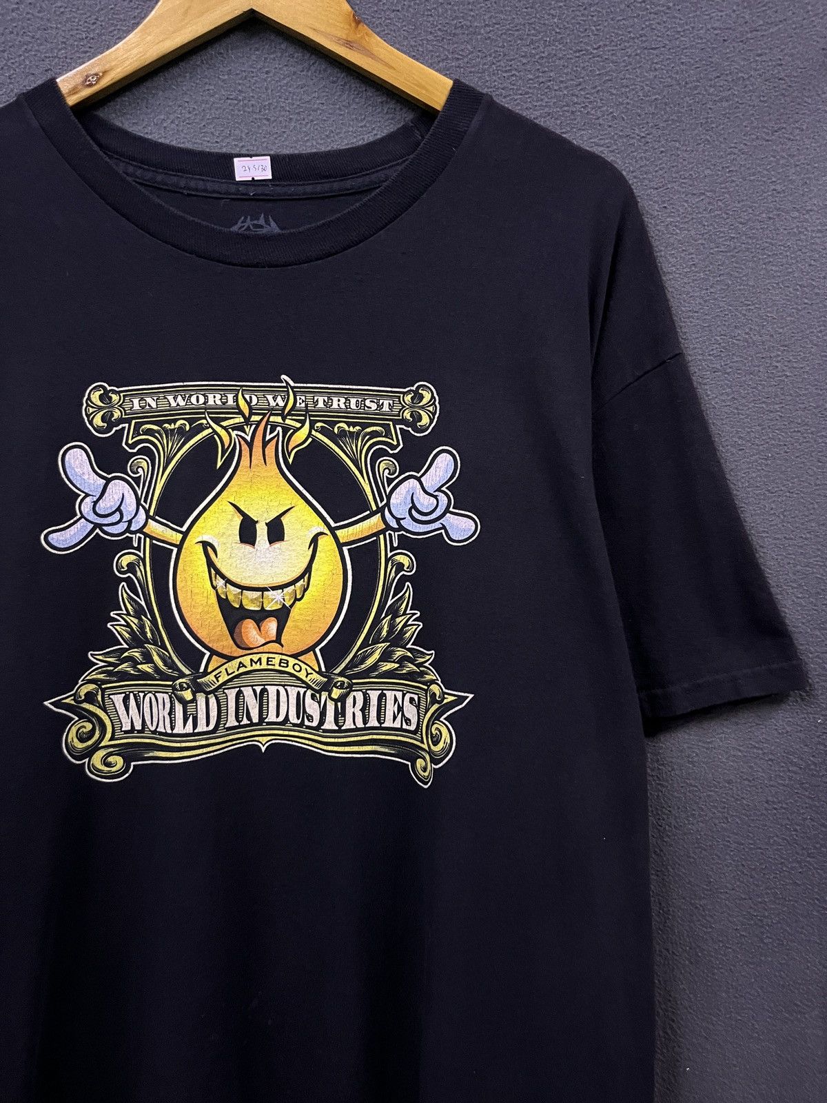 World Industries WORLD INDUSTRIES SKATE TSHIRT Size US XL / EU 56 / 4 - 2 Thumbnail