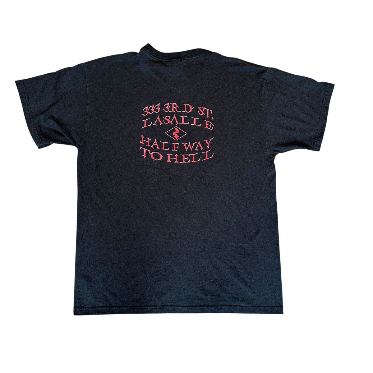 Fruit Of The Loom Vintage Cadillac Customs Tattoo & Body Piercing promo shirt Size US L / EU 52-54 / 3 - 5 Thumbnail