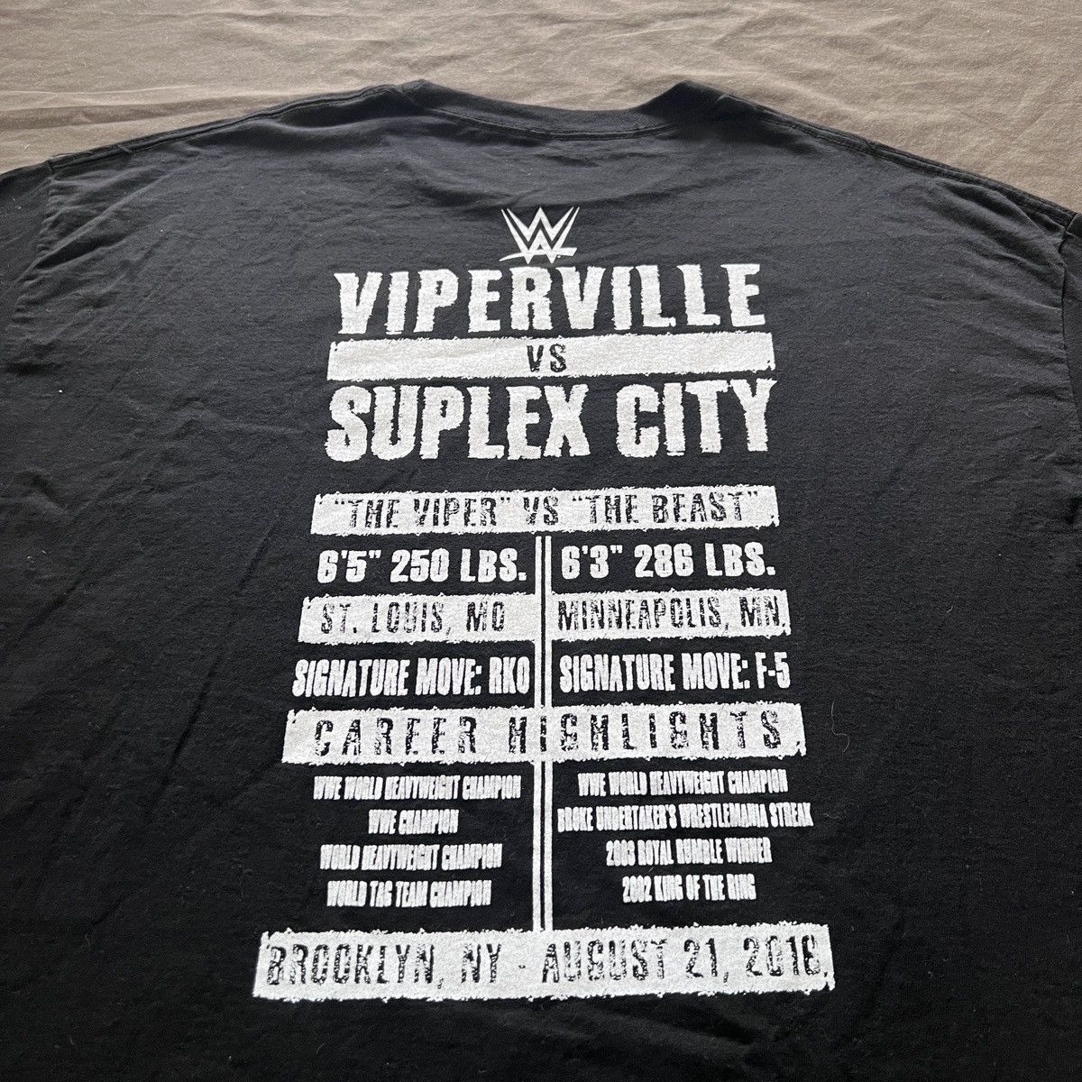 WWE WWE SummerSlam wrestling Promo Tee 2XL Size US XXL / EU 58 / 5 - 6 Thumbnail
