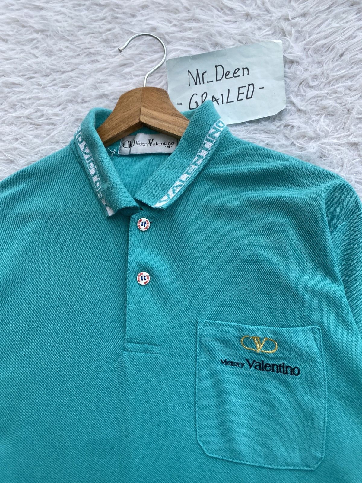 Valentino Rare Vintage Victory Valentino Longsleeve Polo Size US M / EU 48-50 / 2 - 6 Thumbnail