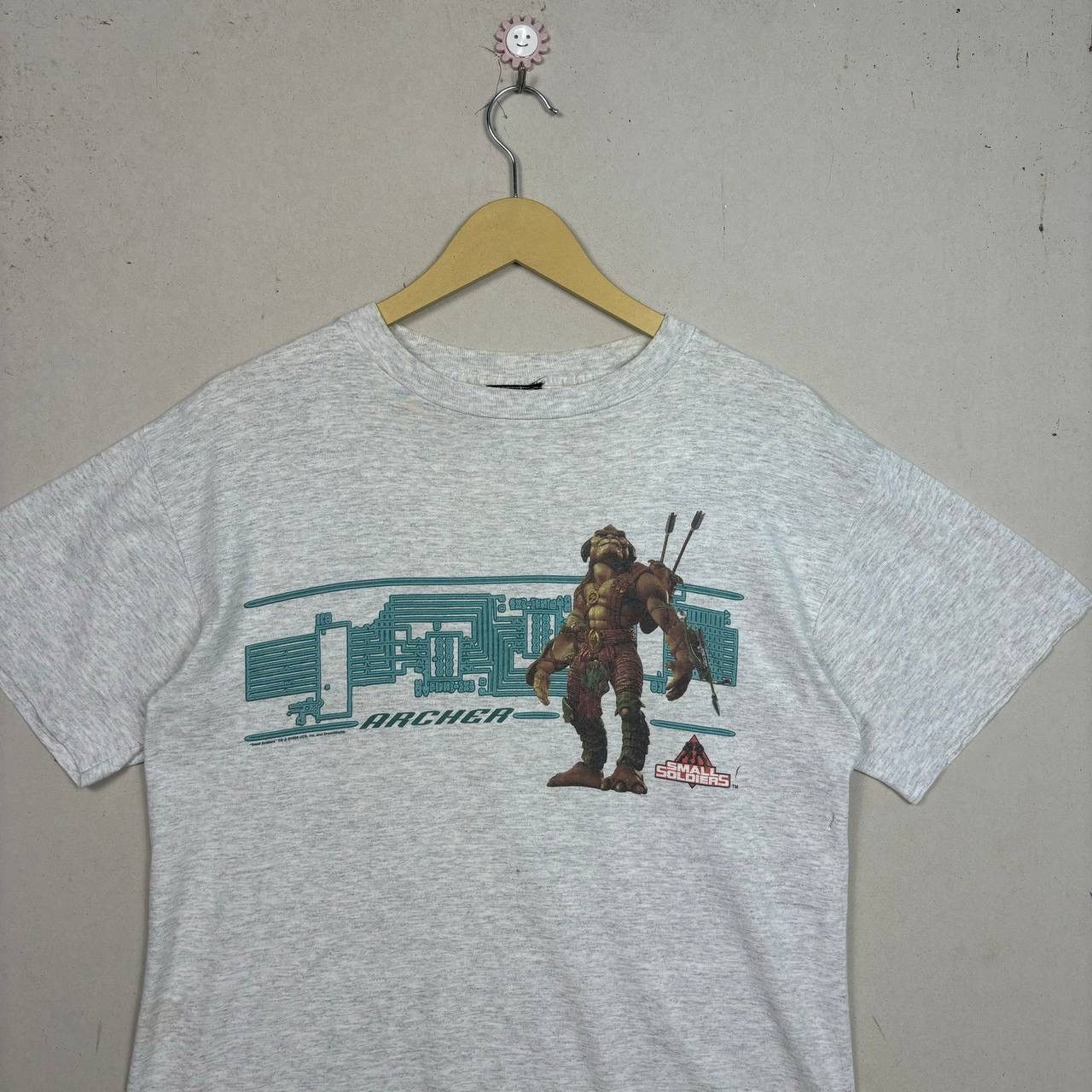 Vintage Vtg 1998 Small Soldiers Archer Movie Promo T-Shirt 90s Size US M / EU 48-50 / 2 - 3 Thumbnail