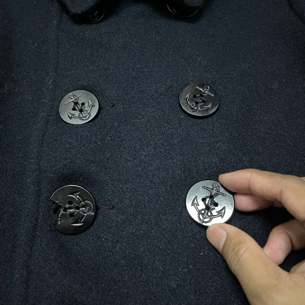 Schott Vintage Schott Bross NYC Wool Coat Double Breasted Size US S / EU 44-46 / 1 - 5 Thumbnail