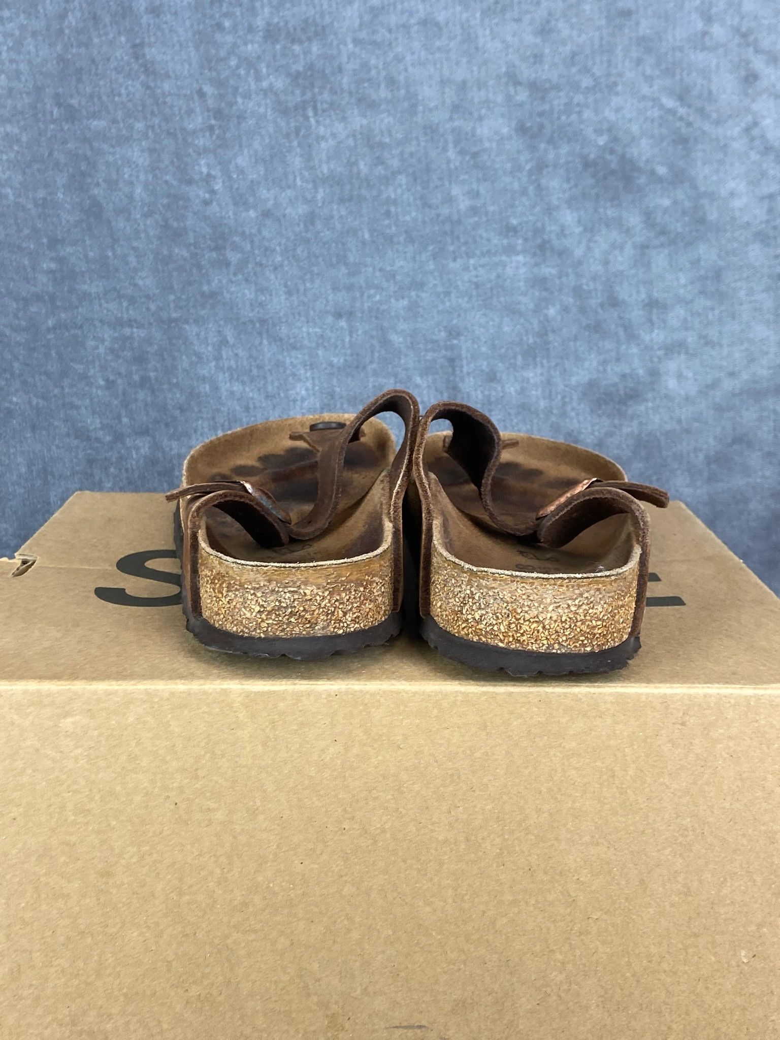 Birkenstock Birkenstock Brown Leather Sandals Size 38 Size US 5.5 / EU 38 - 4 Thumbnail