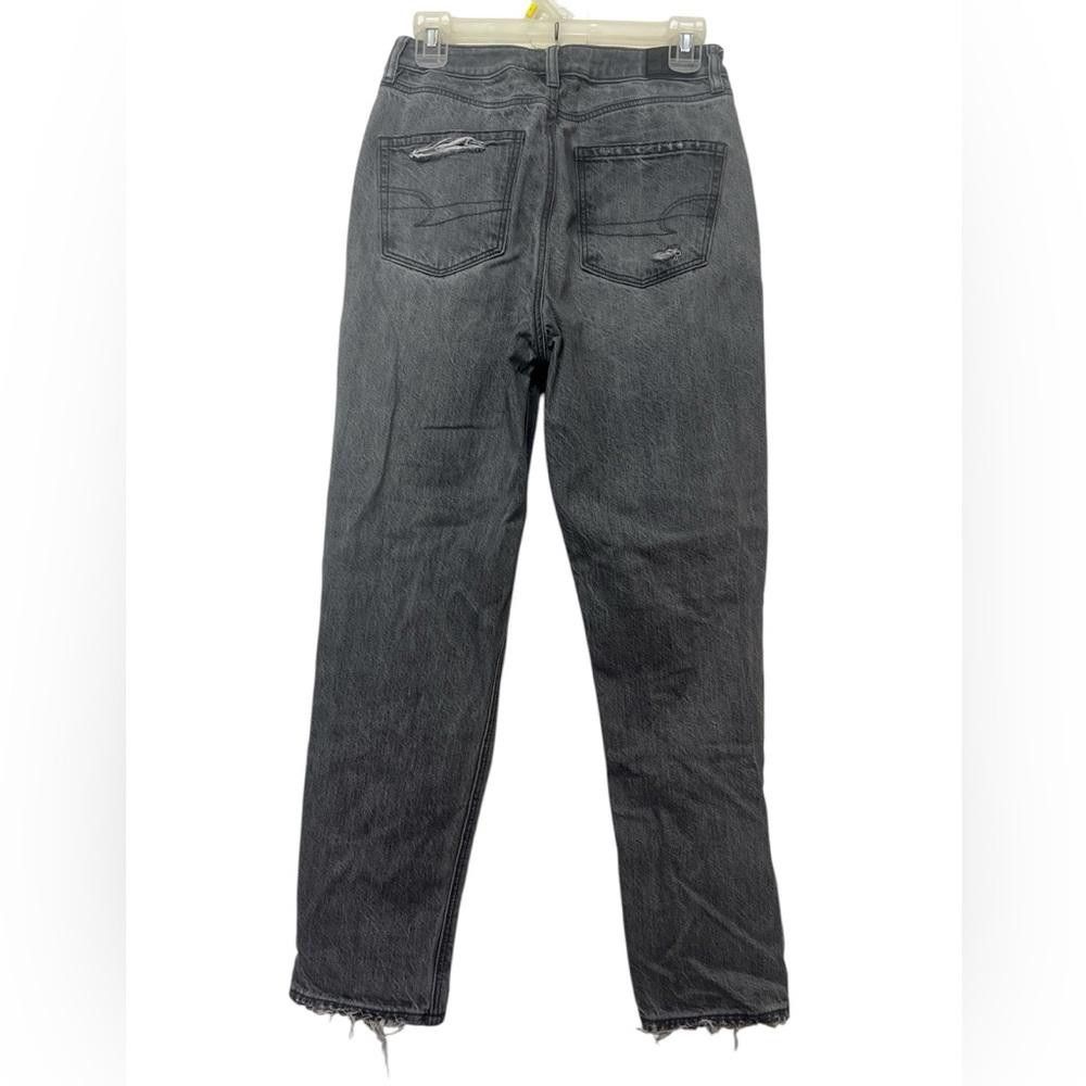 American Eagle Outfitters American Eagle Distressed Gray Jeans Size 27" / US 4 / IT 40 - 7 Thumbnail