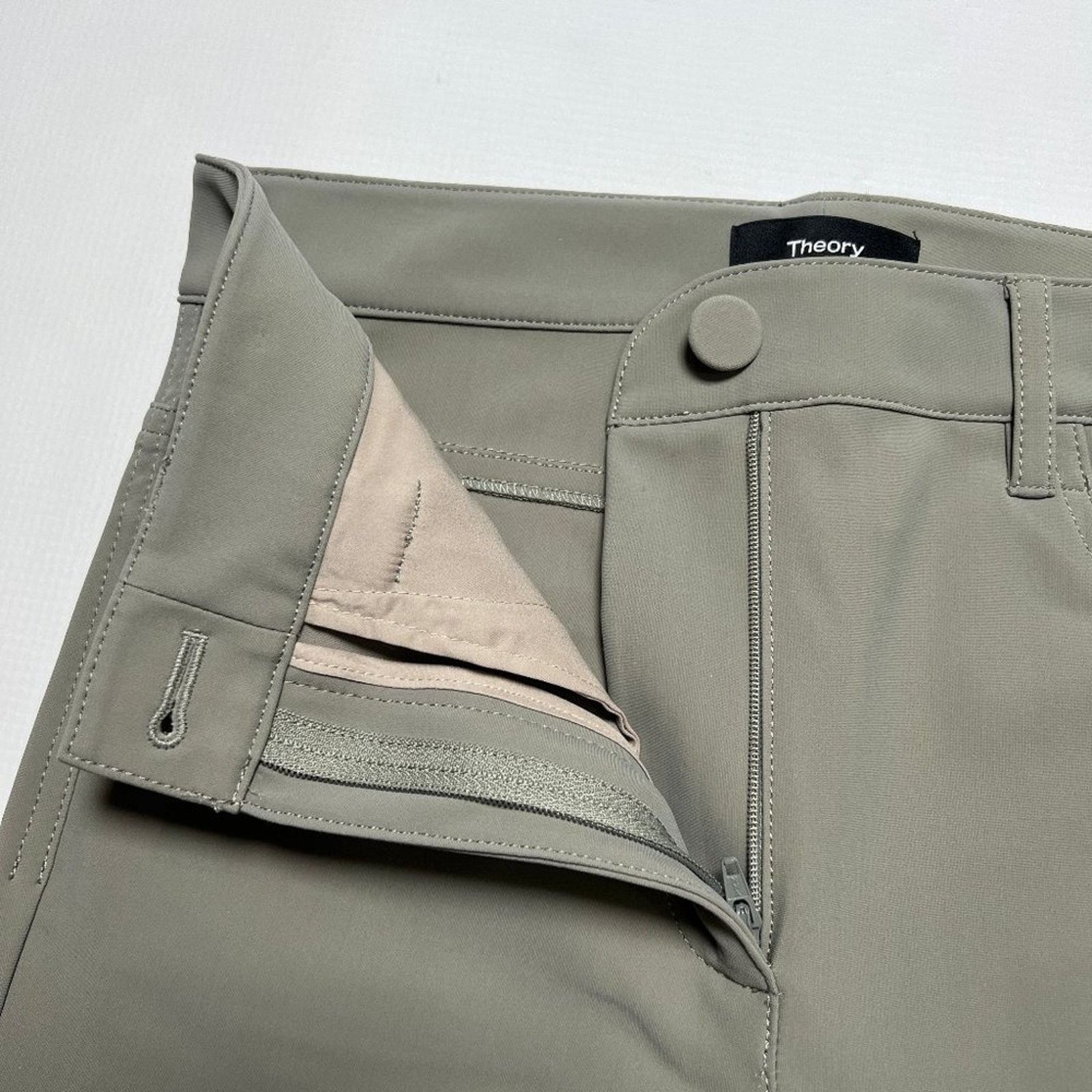 Theory Theory Treeca Precision Ponte Slim Pant Green Size 0 NWOT Size 25" / US 0 / IT 36 - 7 Thumbnail